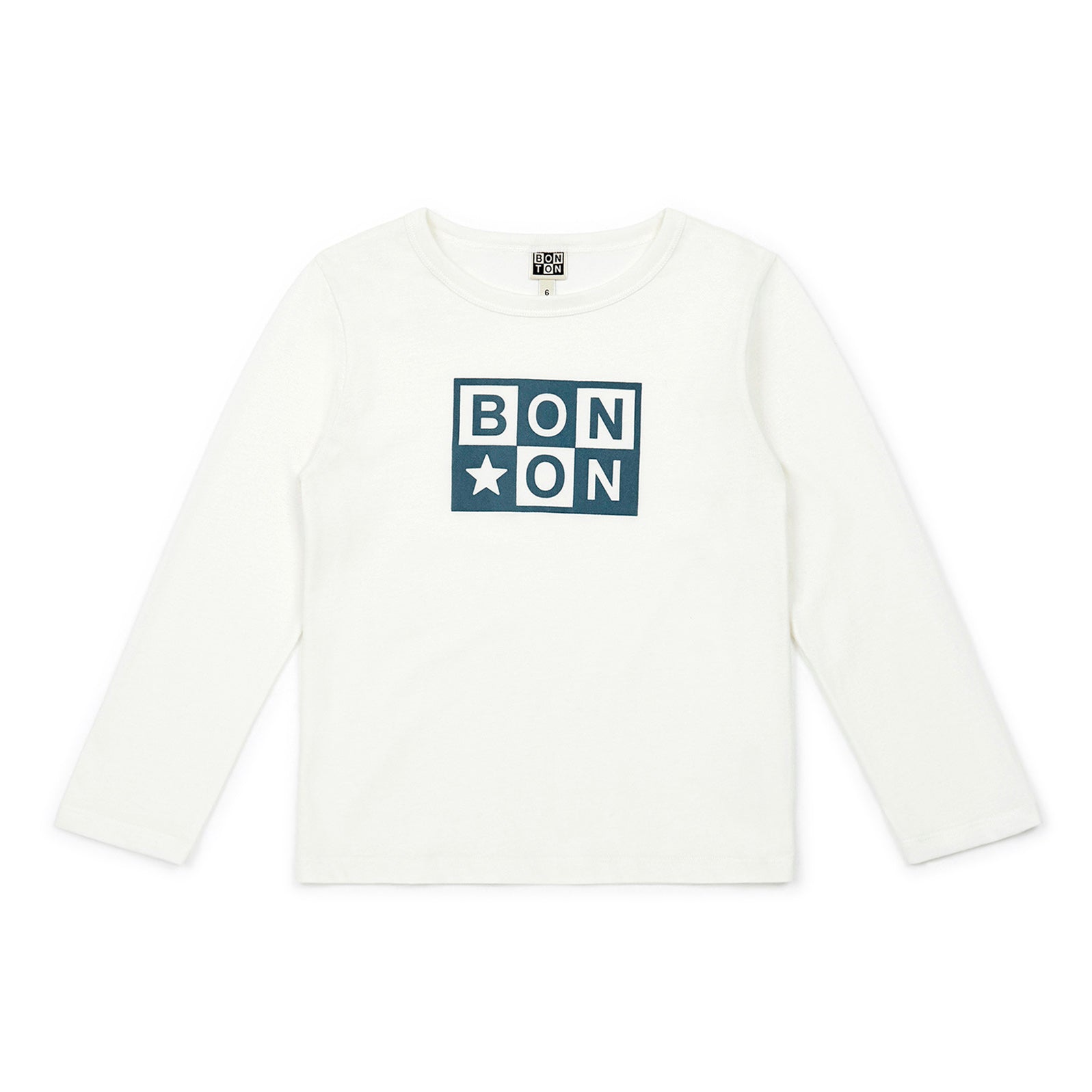 Boys White Logo Cotton T-Shirt