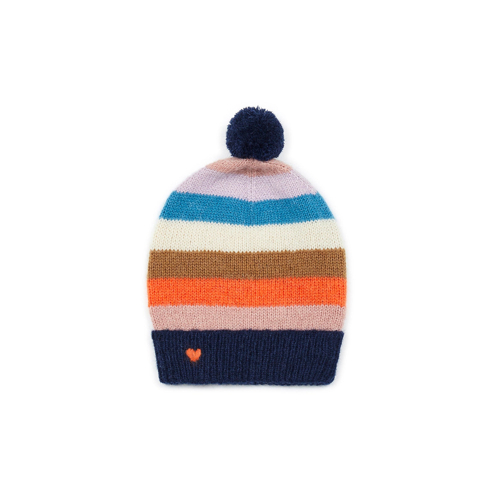 Boys & Girls Multicolor Stripes Hat