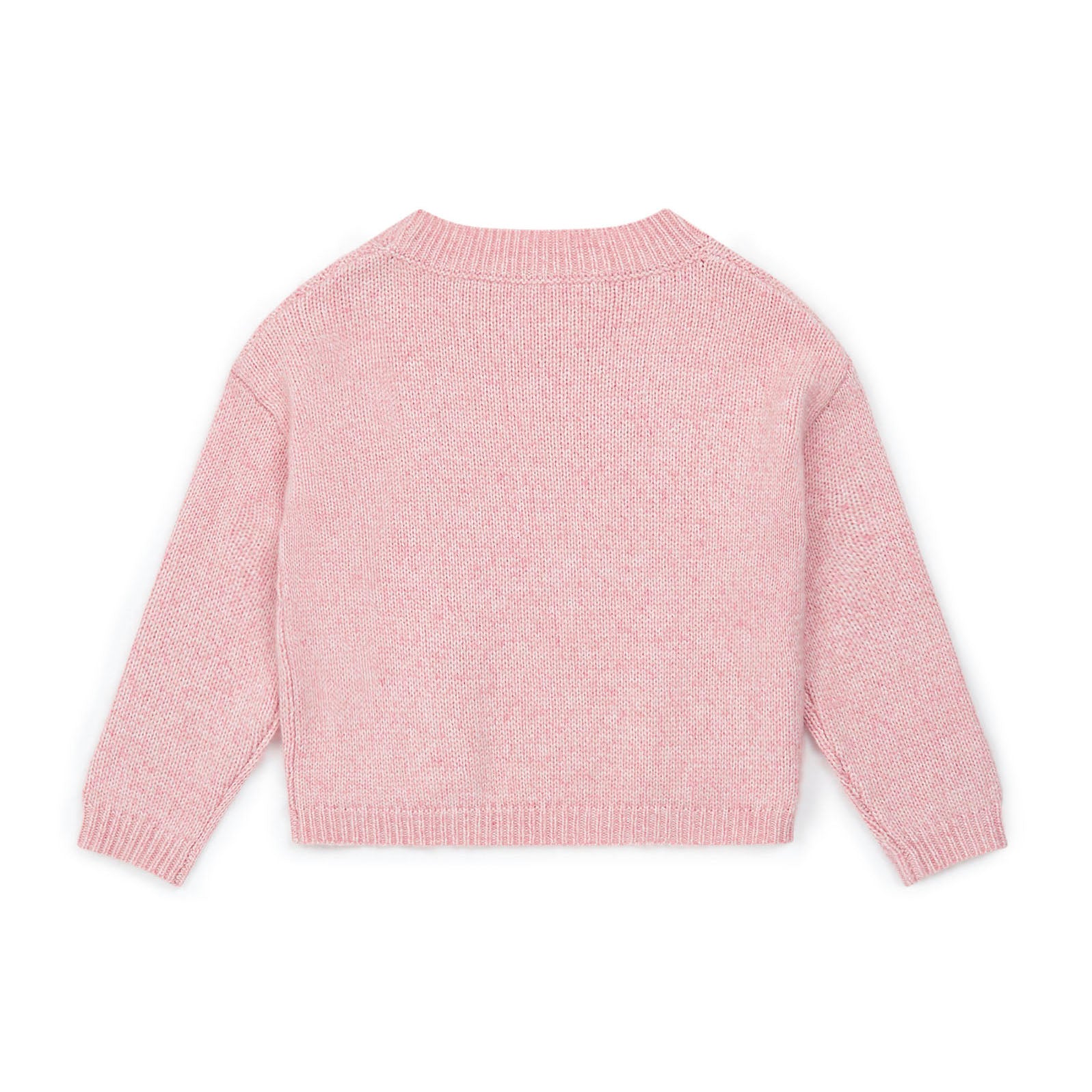 Girls Pink Pocket Sweater