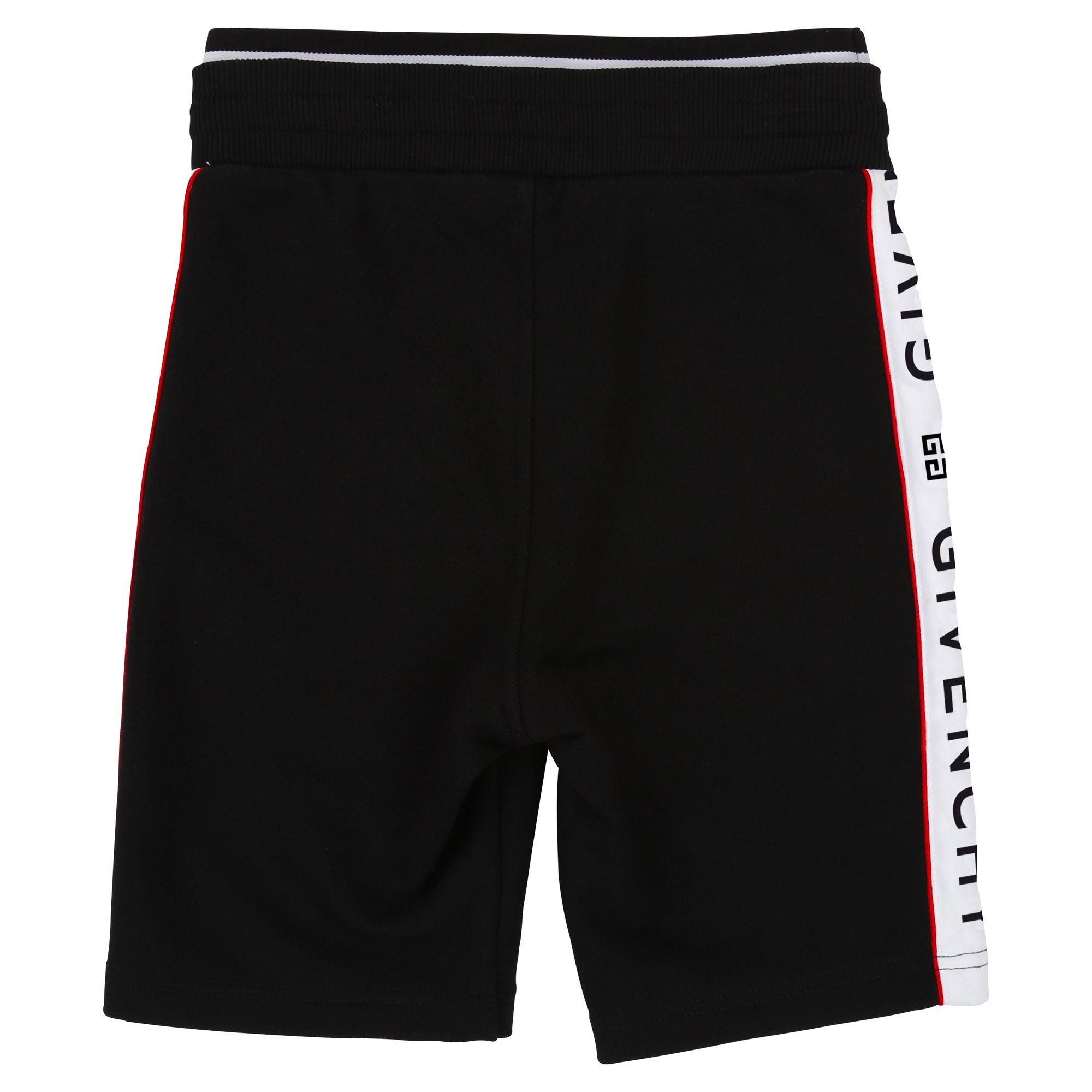 Boys Black Cotton Shorts