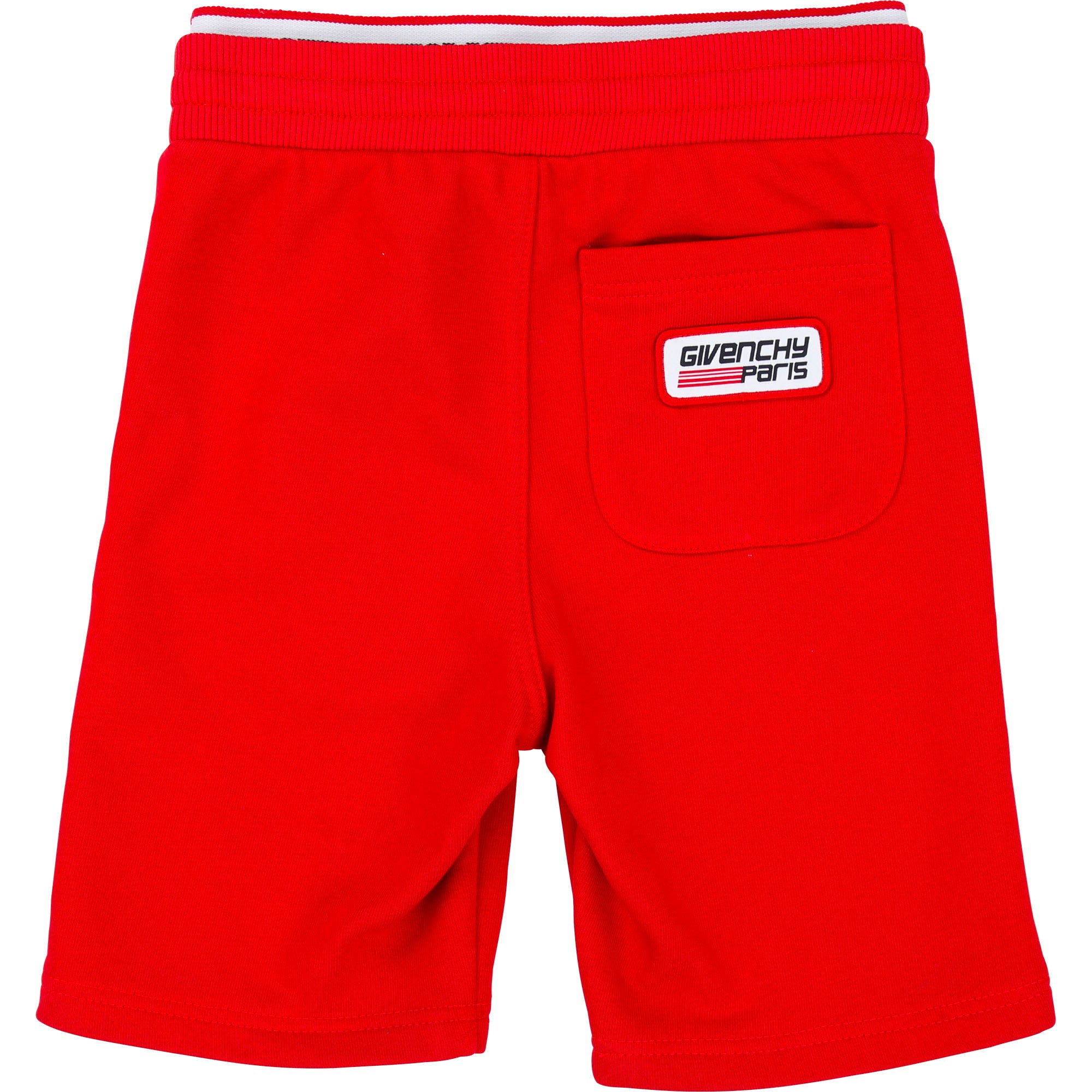 Boys Red Cotton Shorts
