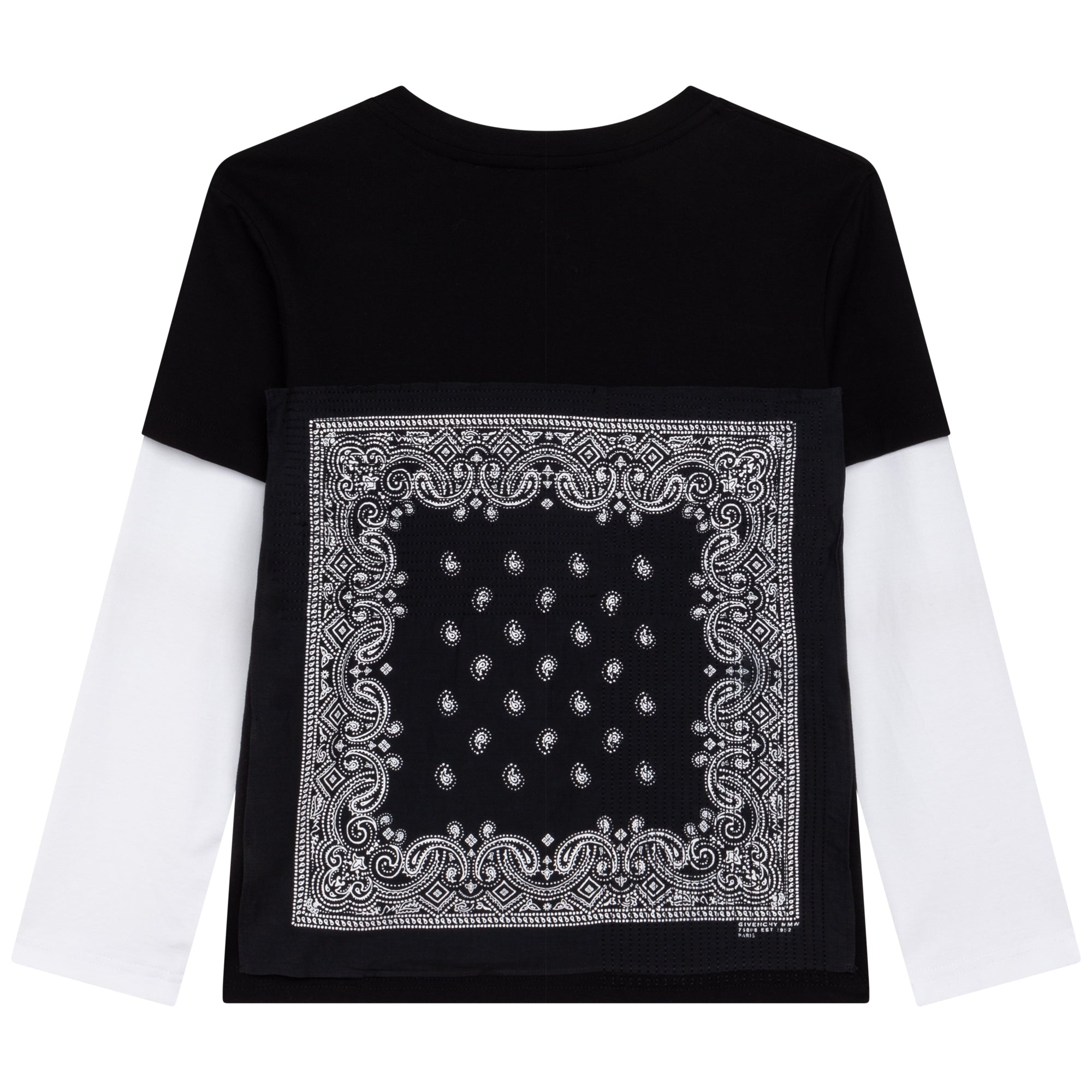 Boys Black Logo Cotton T-Shirt