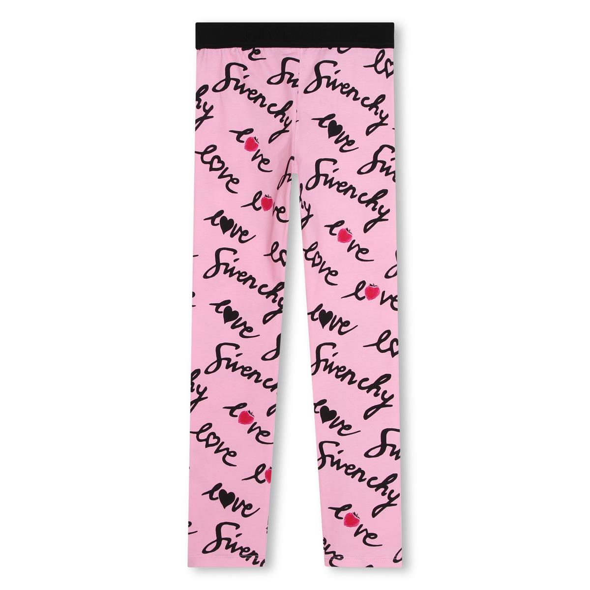Girls Pink Leggings