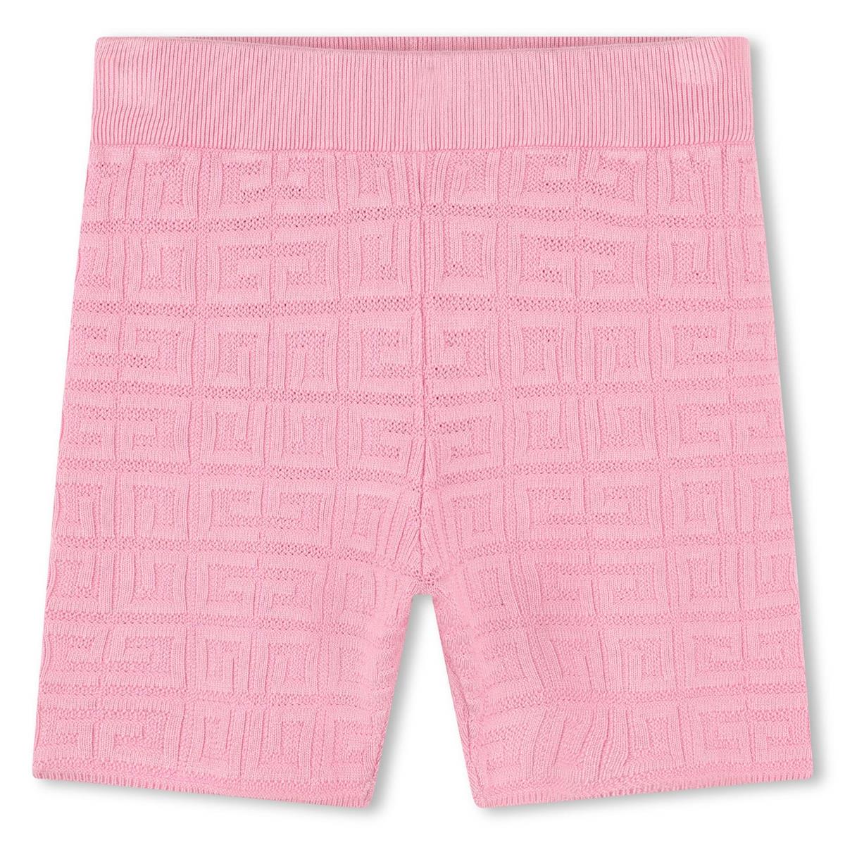 Girls Pink Logo Shorts