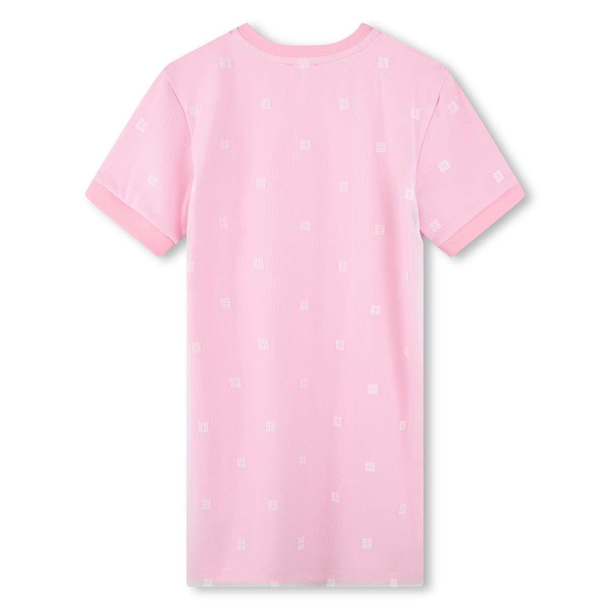 Girls Pink Logo Dress