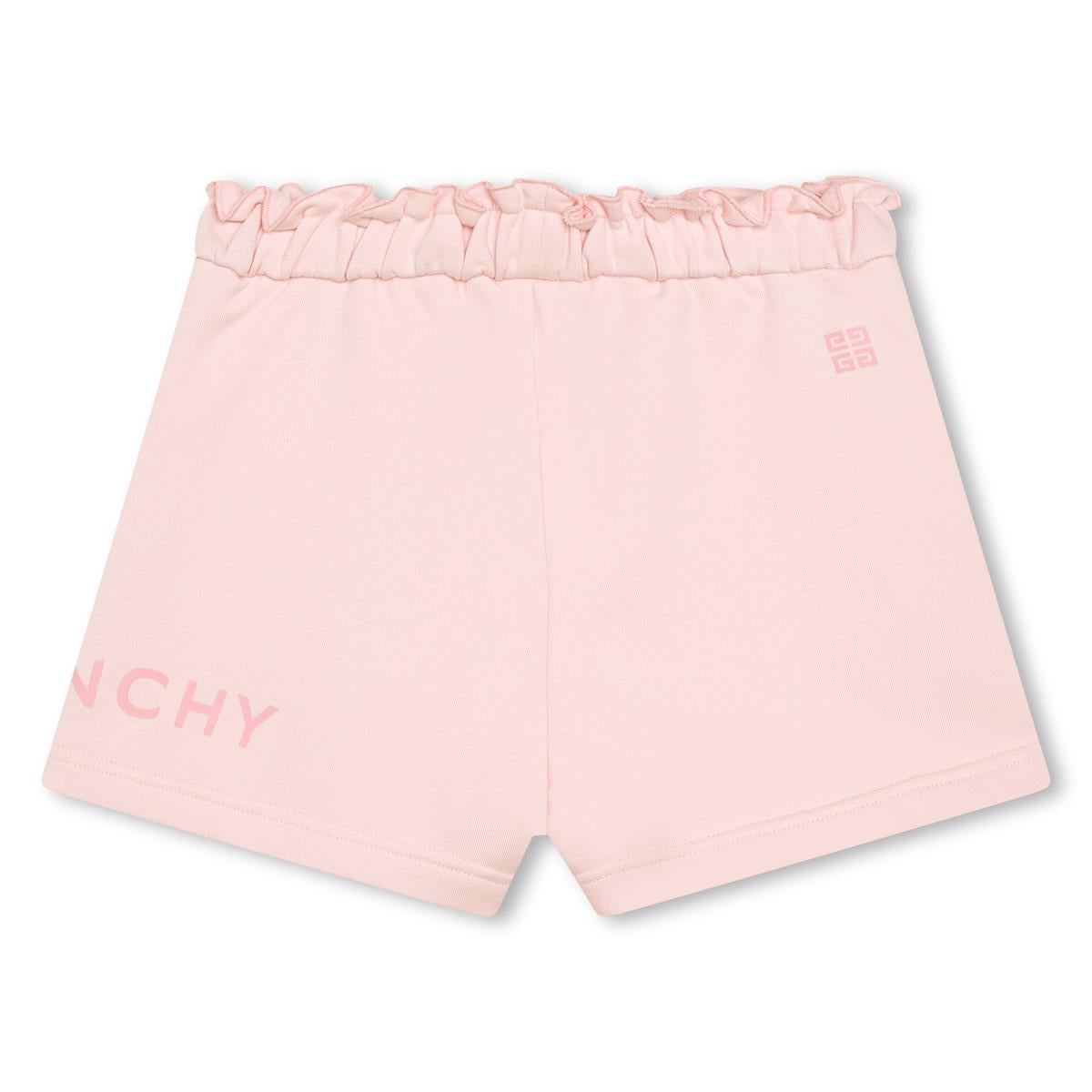 Girls Pink Logo Shorts