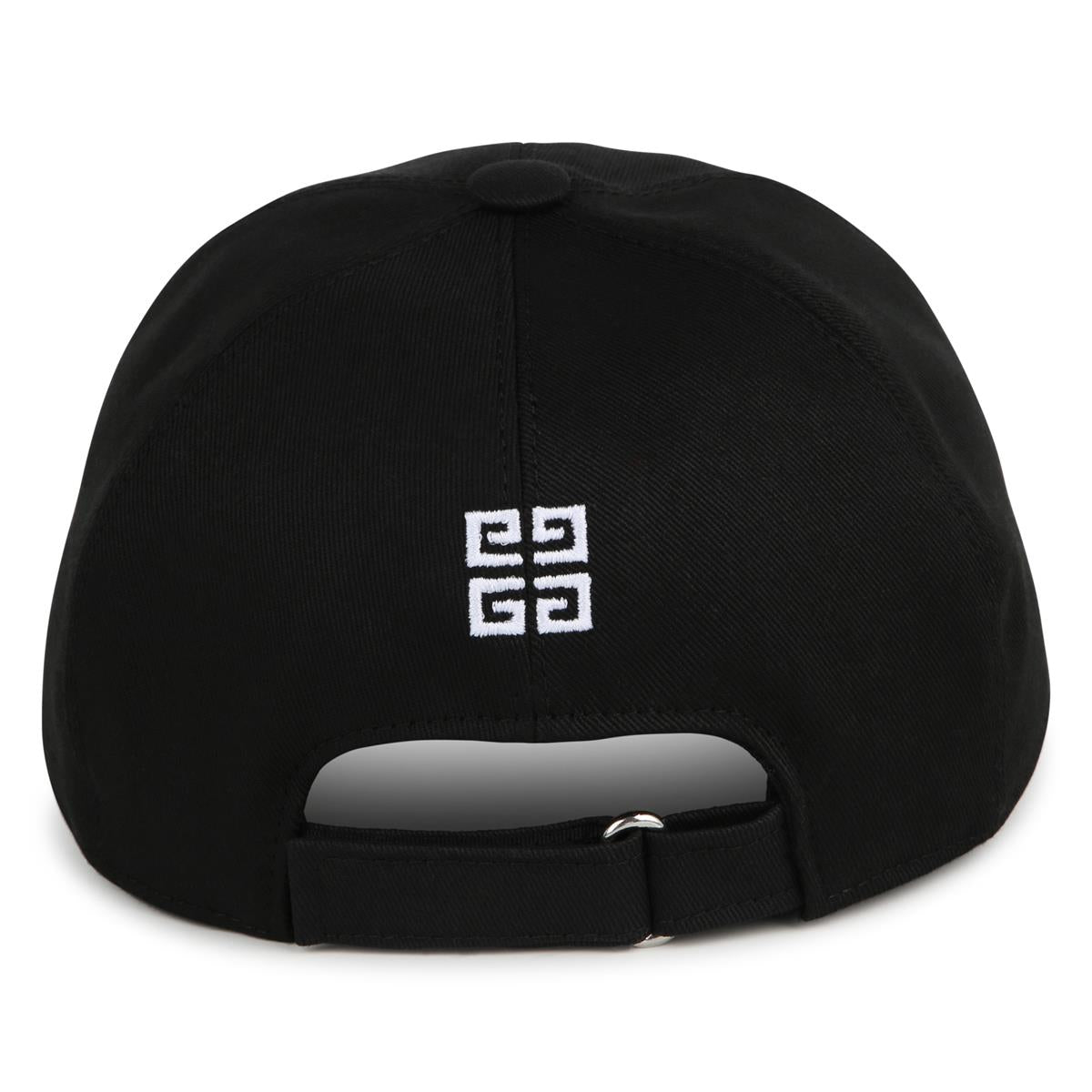 Girls Black Logo Baseball Cap
