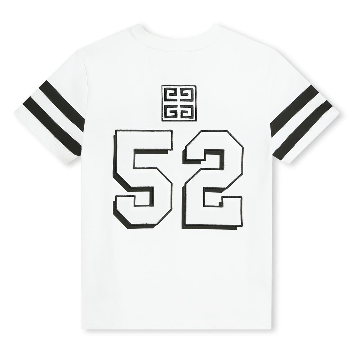 Boys White Cotton T-Shirt