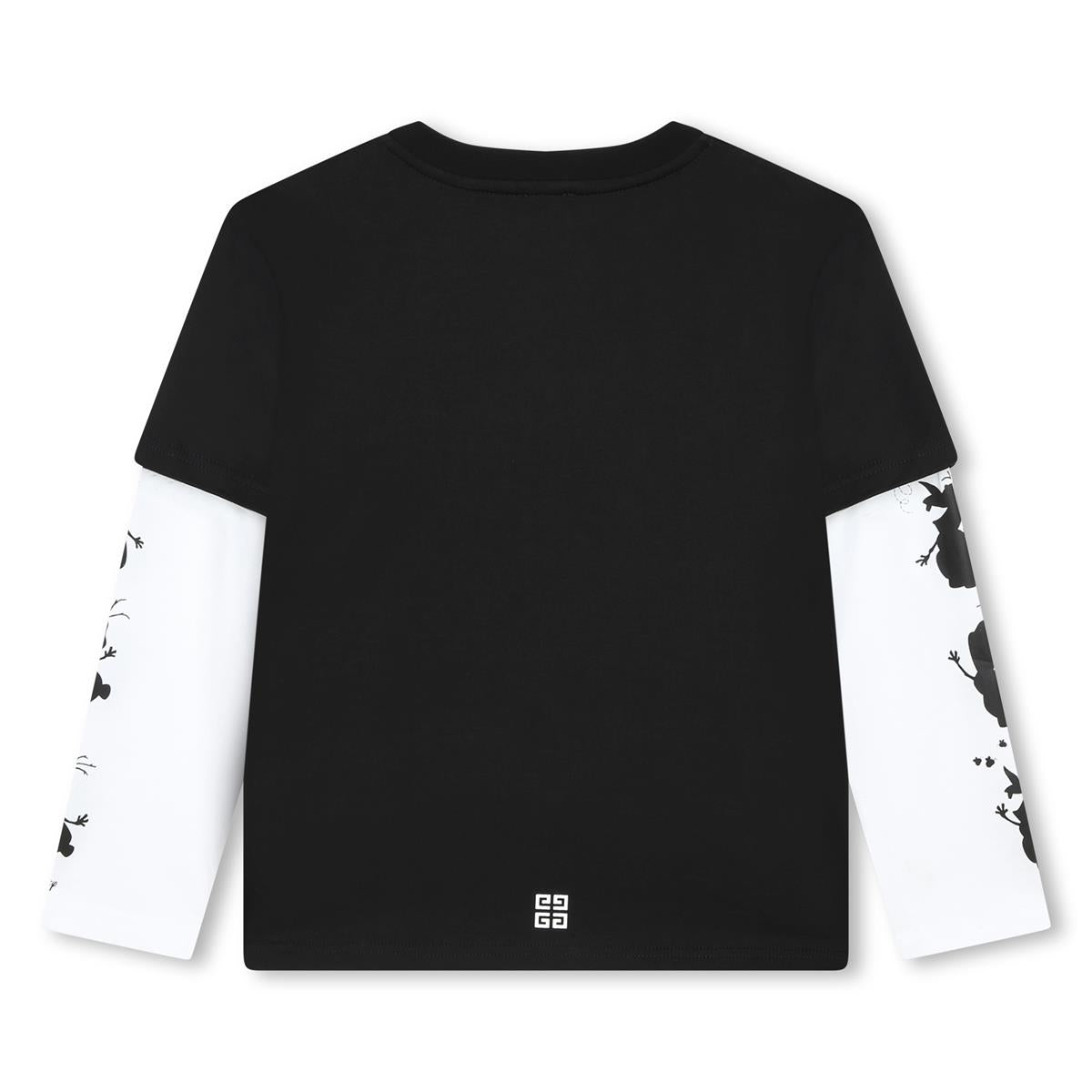 Boys Black Cotton T-Shirt