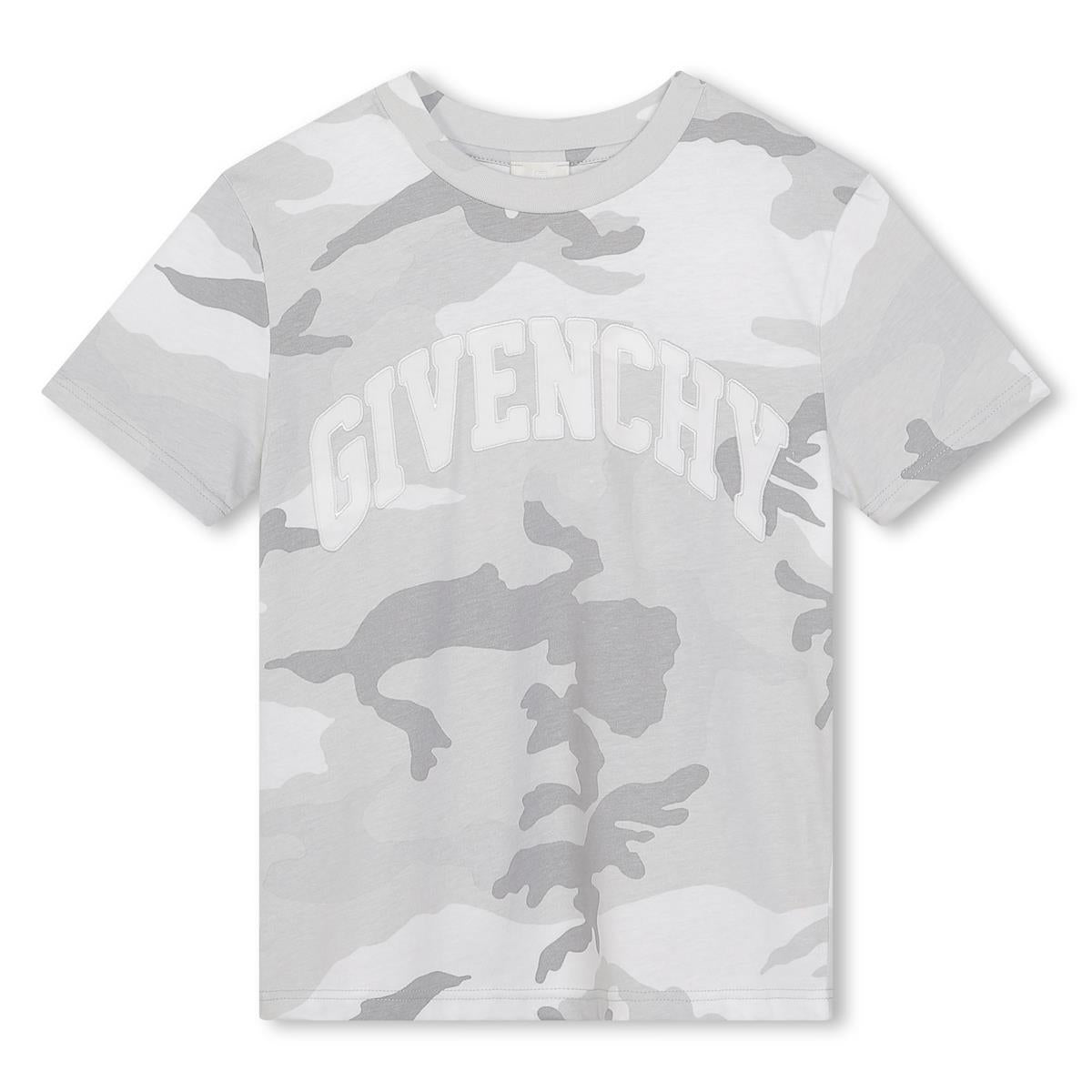 Boys Grey Cotton T-Shirt