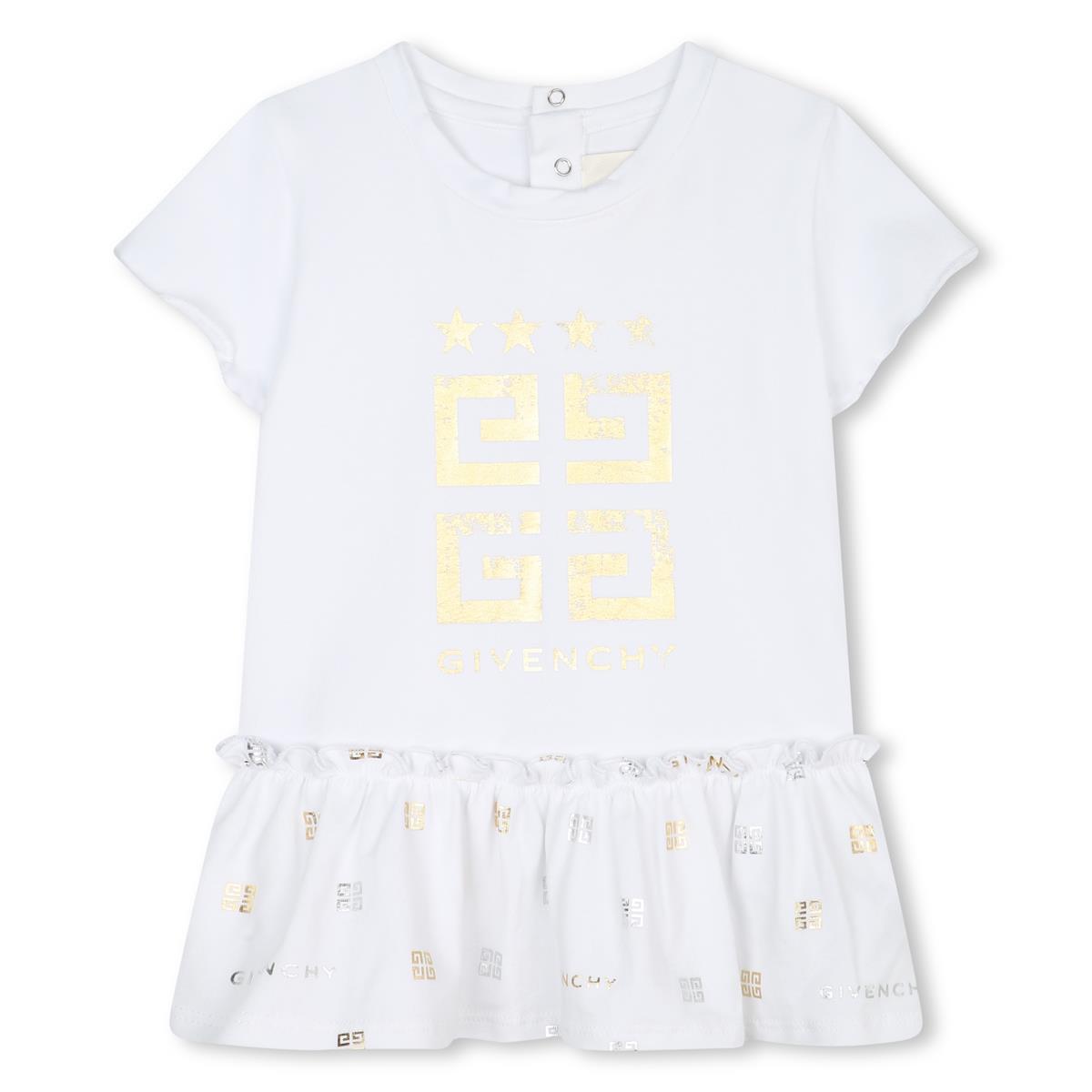 Baby Girls White Cotton Dress