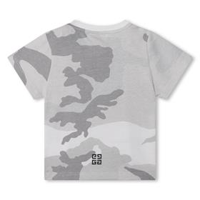 Baby Boys Grey Cotton T-Shirt