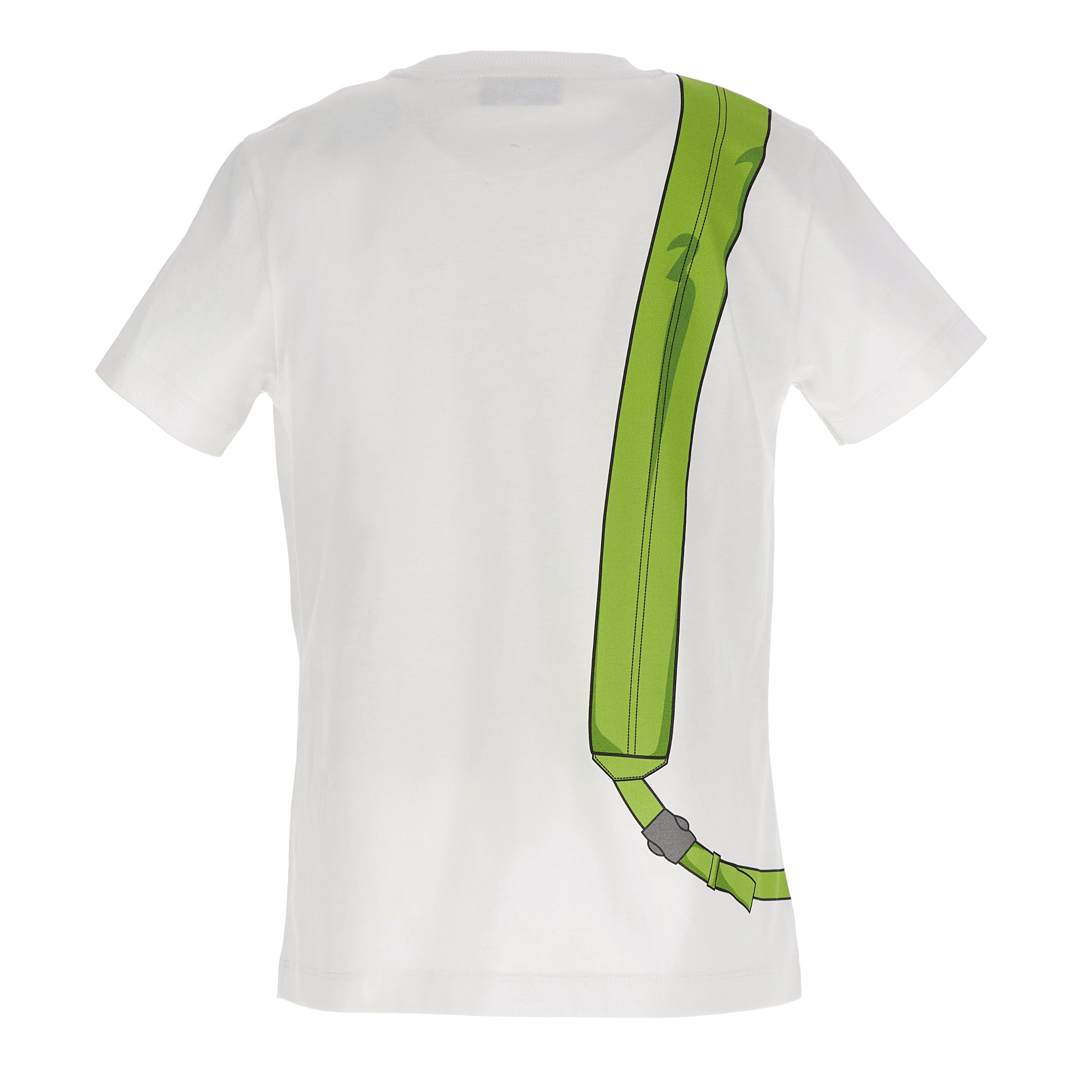 Boys & Girls White Cotton T-Shirt