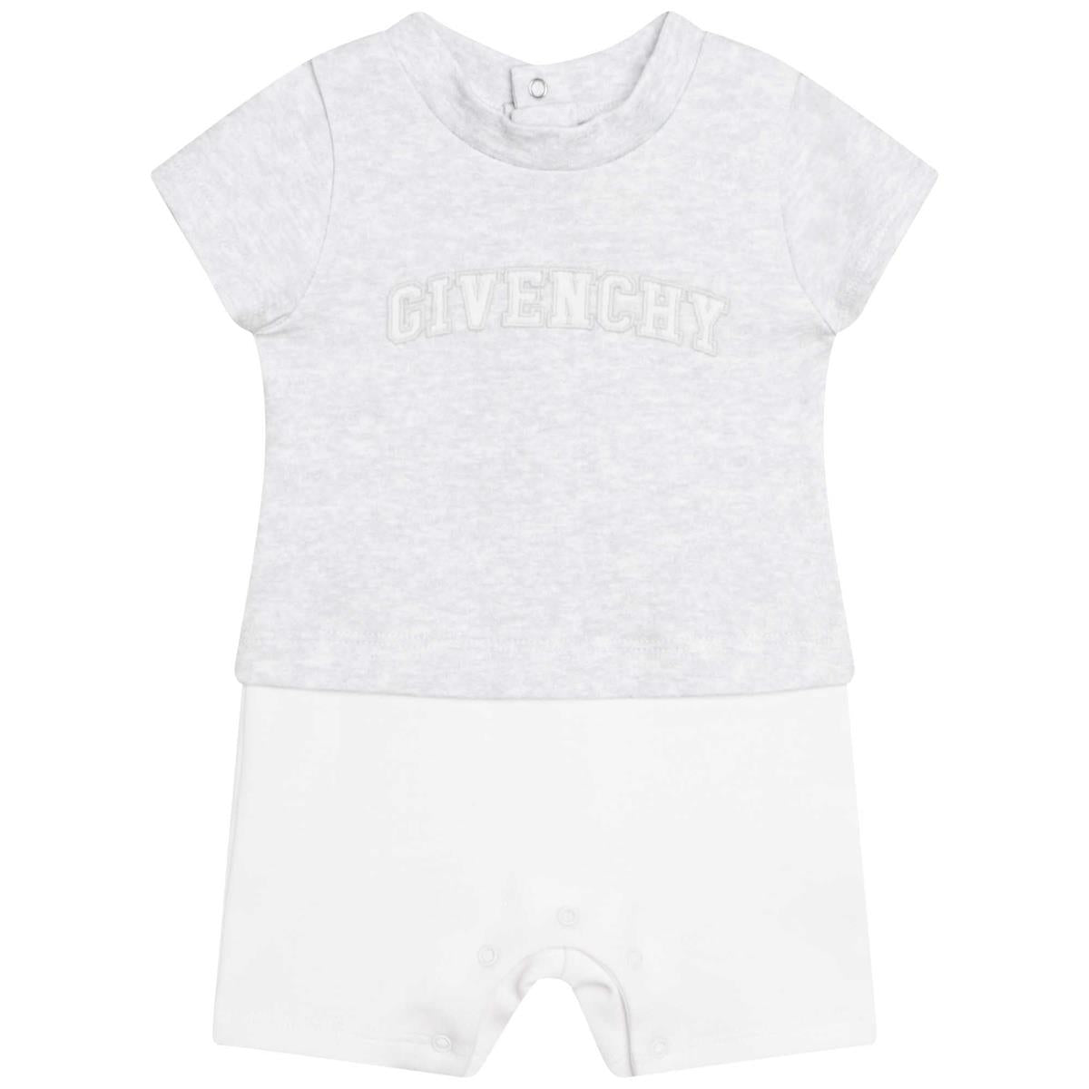 Baby Boy & Girls Grey Babysuit