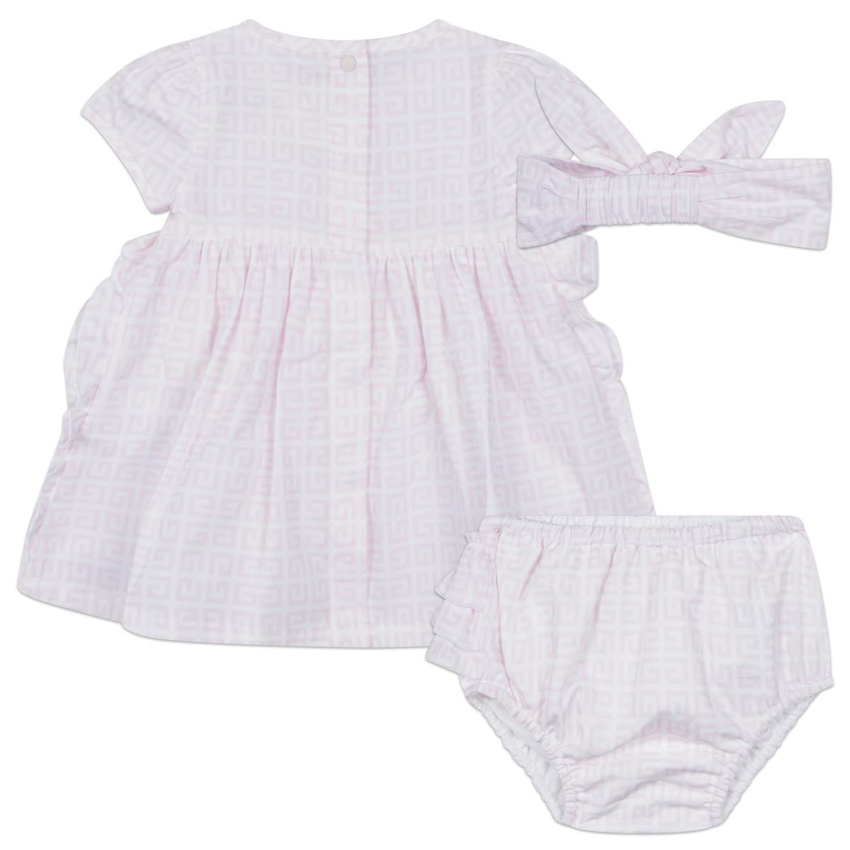 Baby Girls Pink Dress Set
