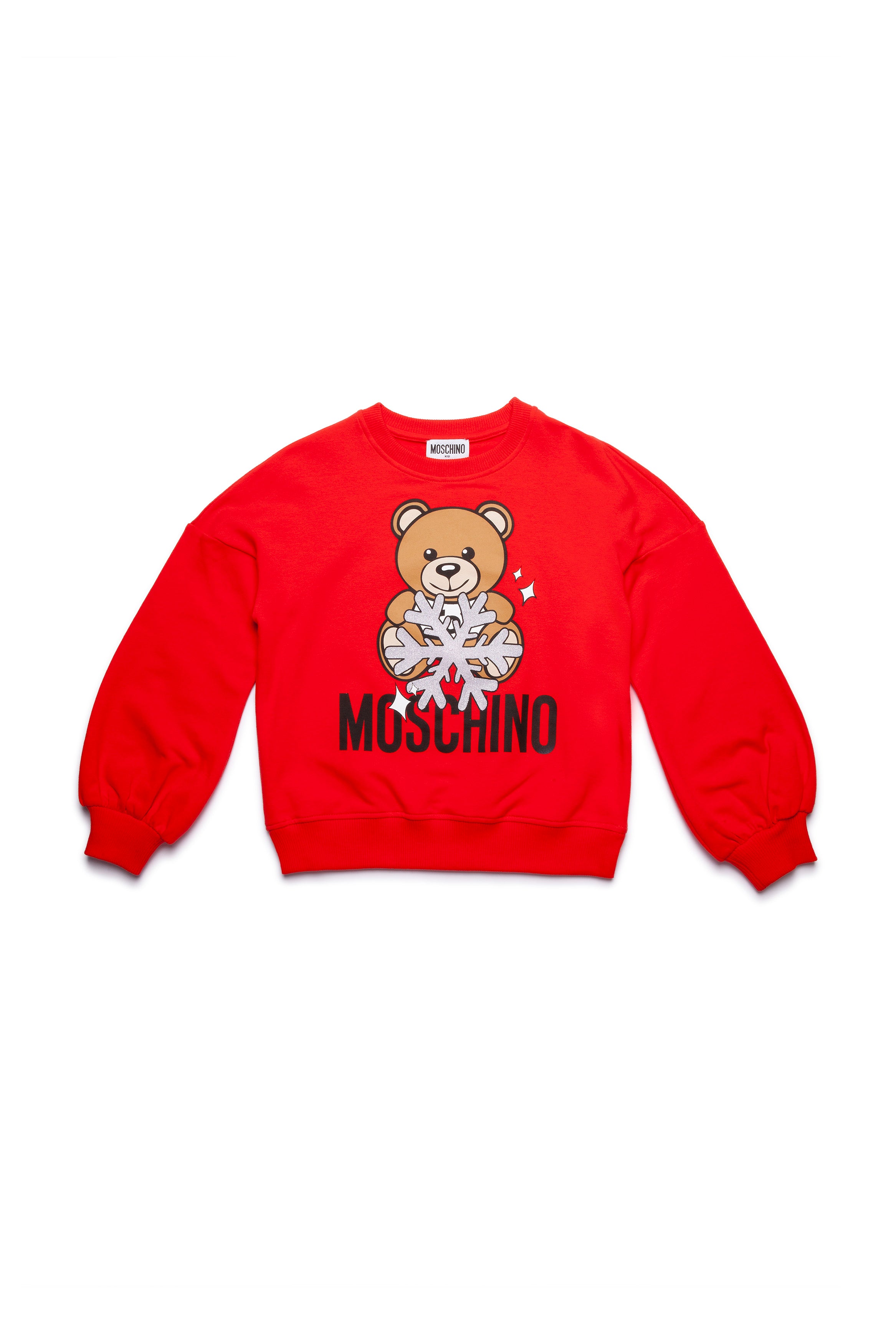 Girls Red Printing Cotton Sweatshirt