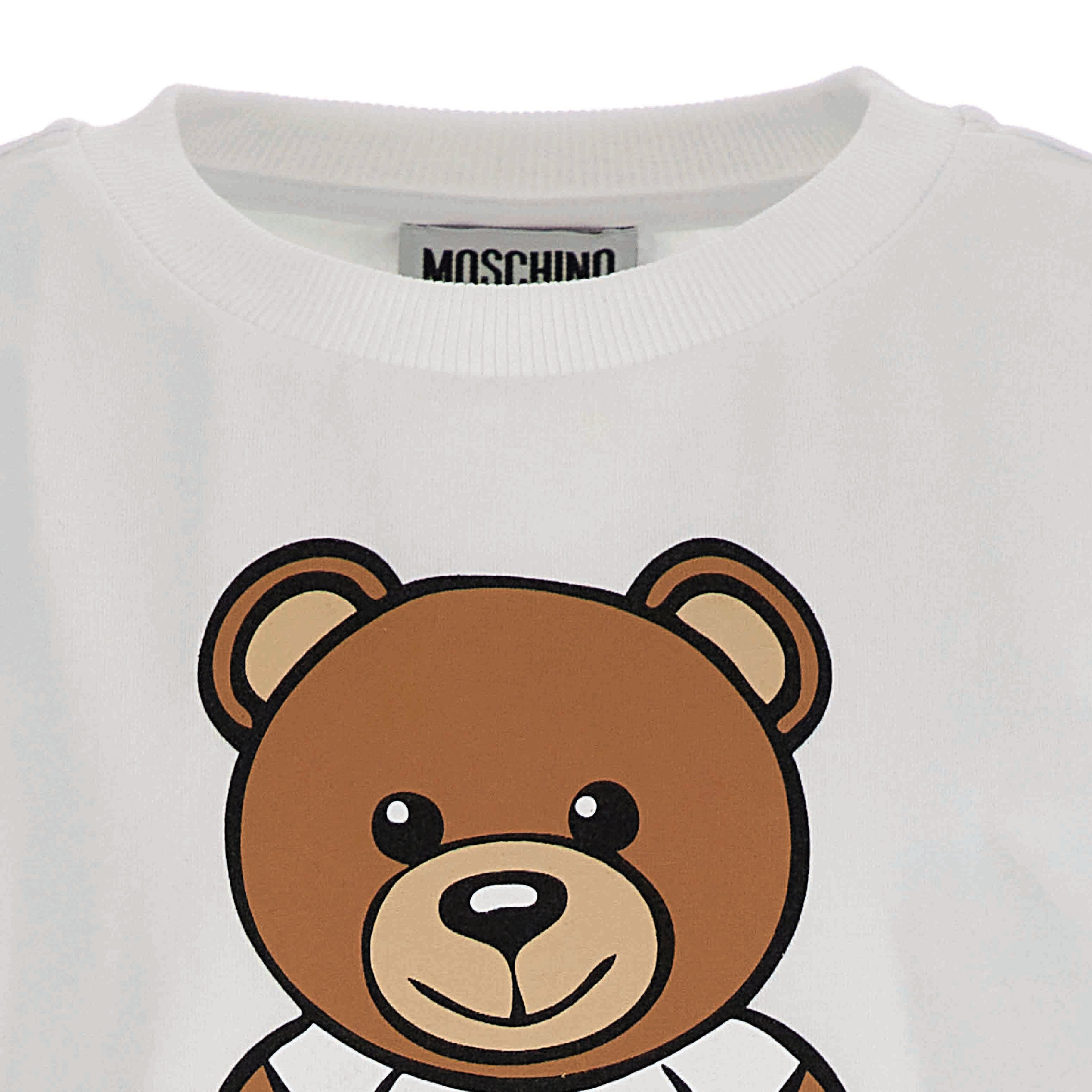 Boys & Girls White Cotton T-Shirt