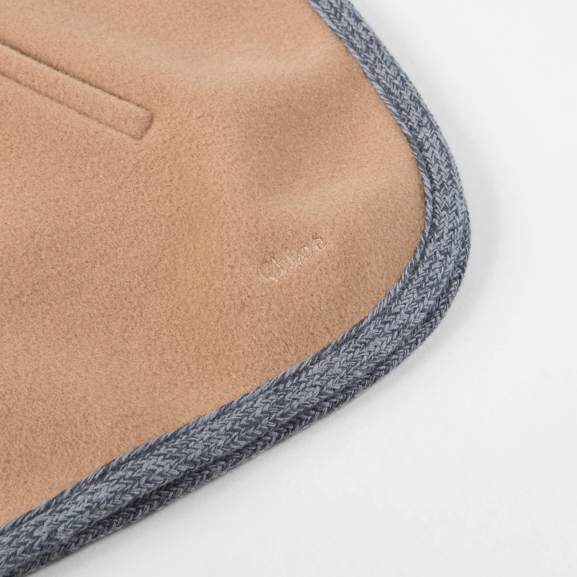 Girls Brown Wool Cape