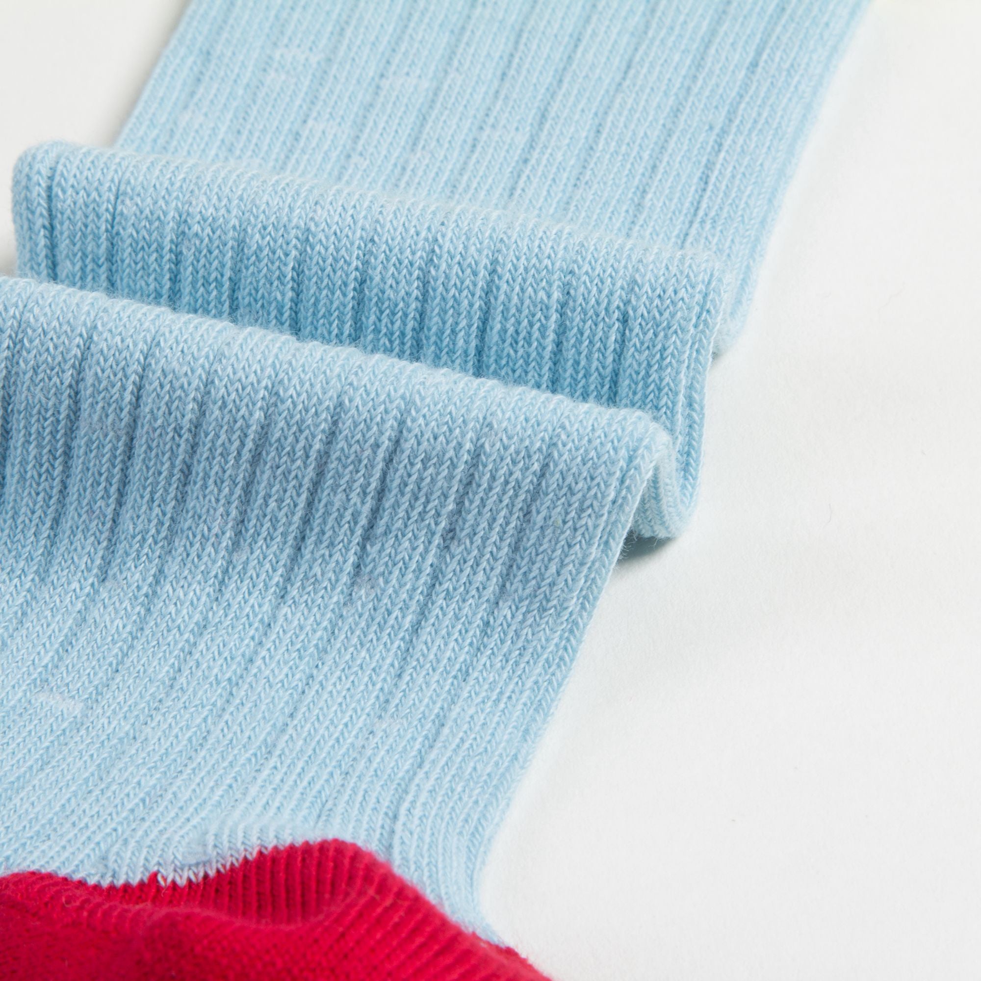 Chaussettes rouges en coton pour filles et garçons