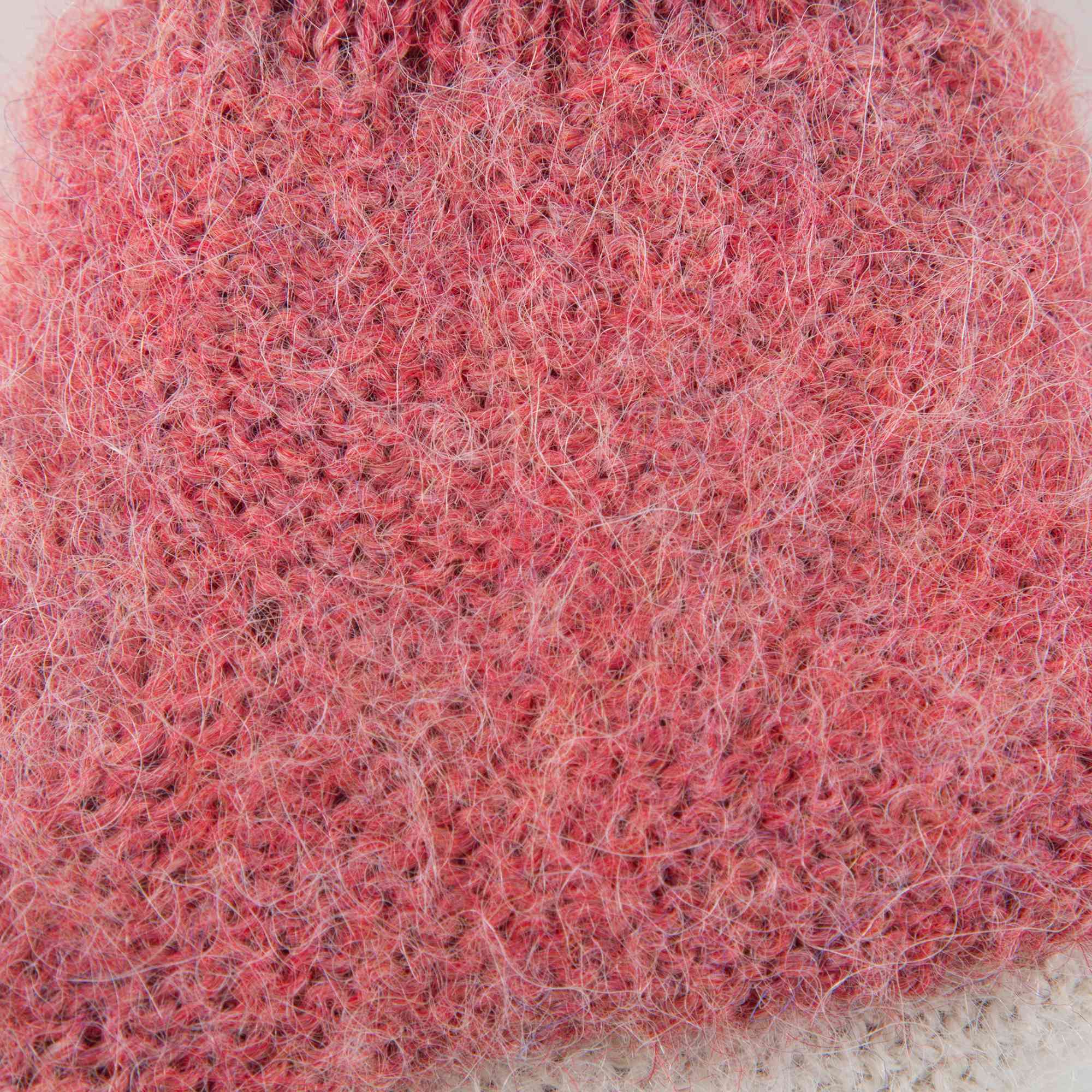 Baby Rose Pink Bunny Alpaca Wool Animal Booties