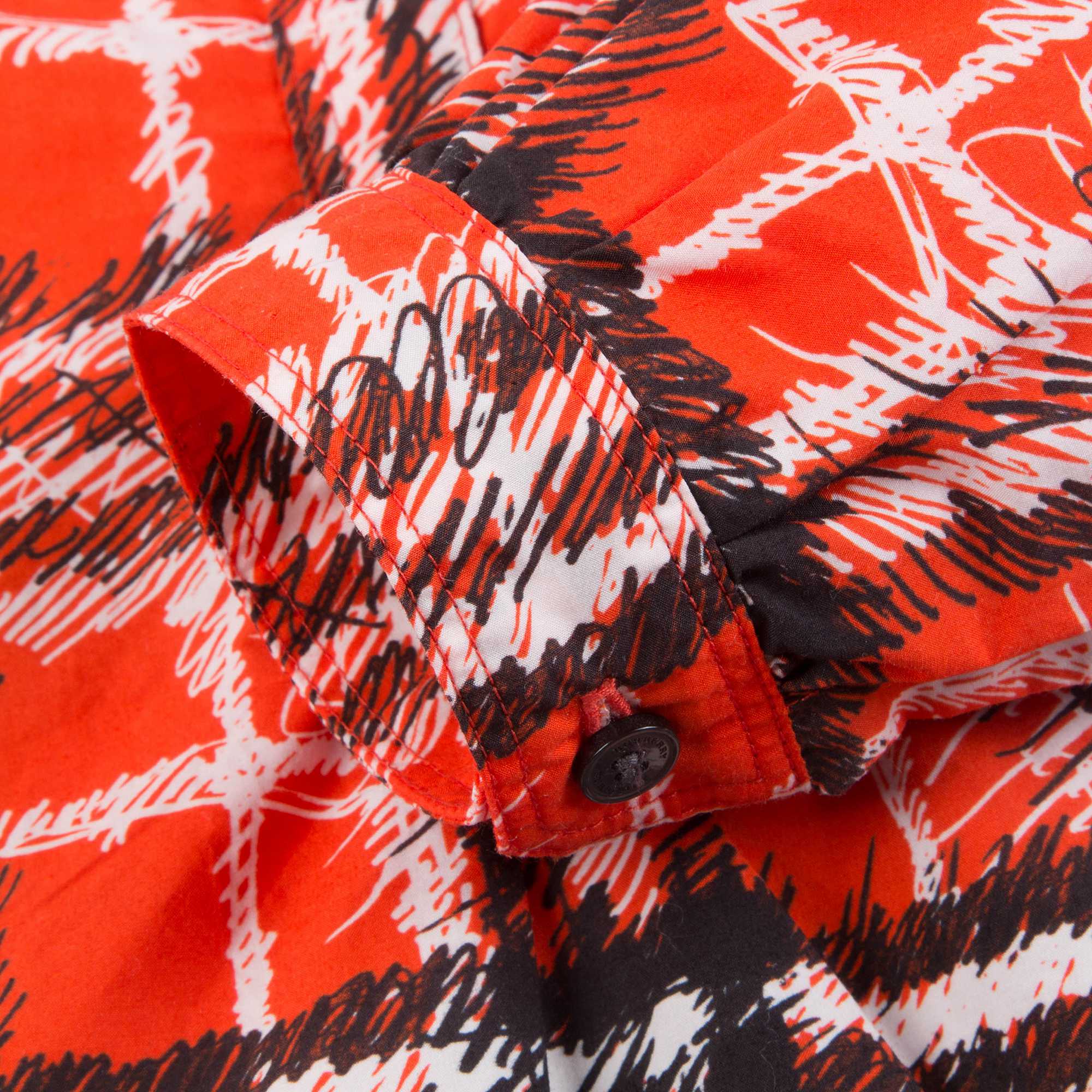 Girls Bright Red Cotton Blouse