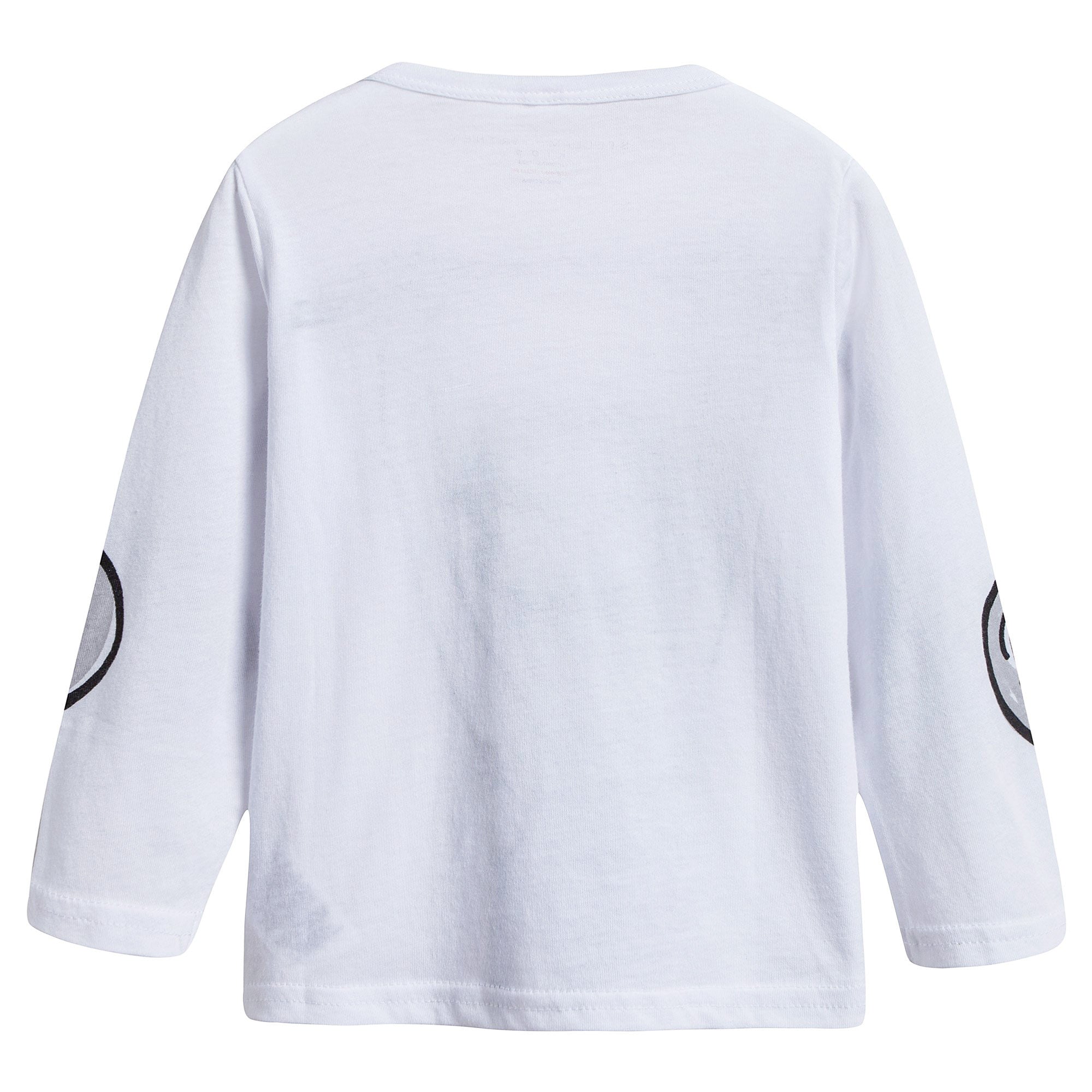 Baby Boys White Fancy Printed 'Barley' Cotton T-Shirt