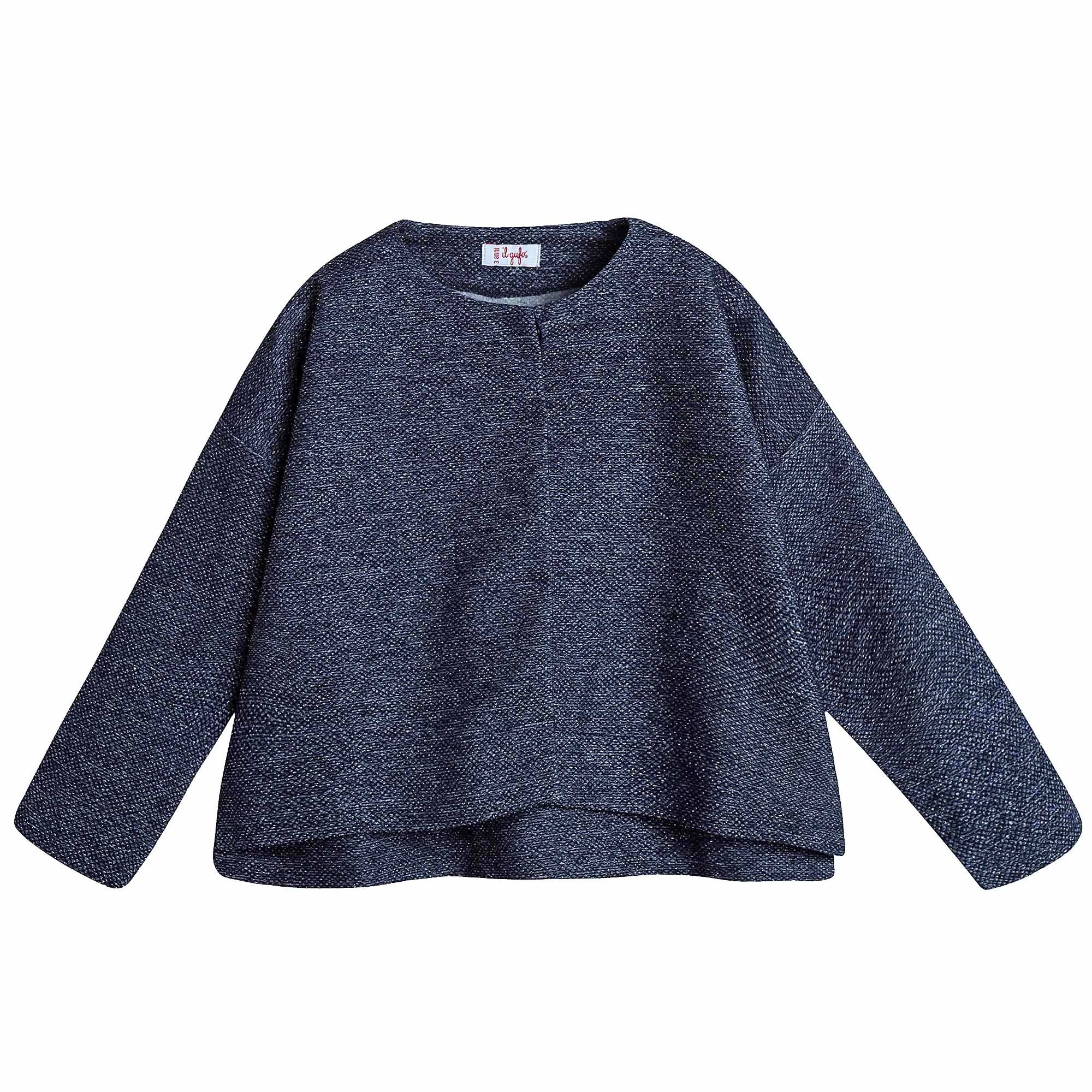 Girls Dary Blue Jacket - CÉMAROSE | Children's Fashion Store - 1