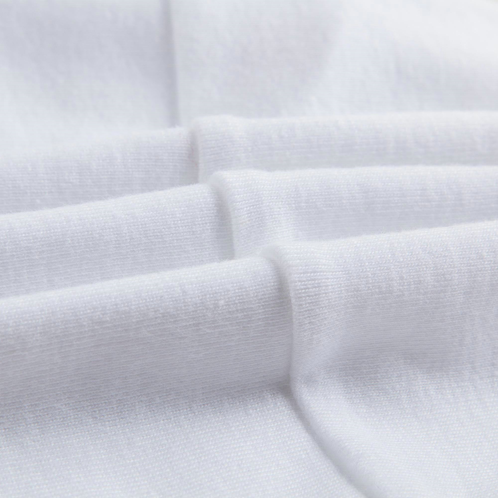 Baby White Check Cotton Three-piece Gift Set