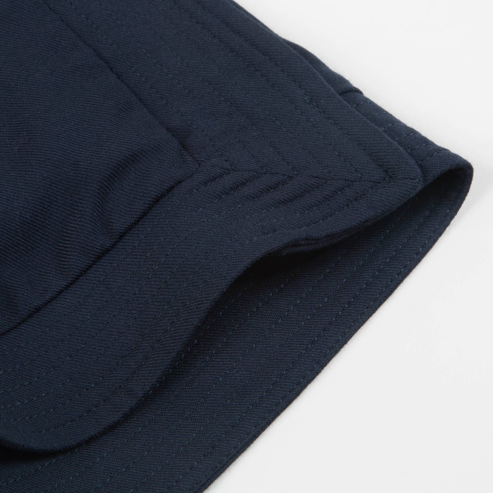 Girls Navy Blue Viscose Shorts