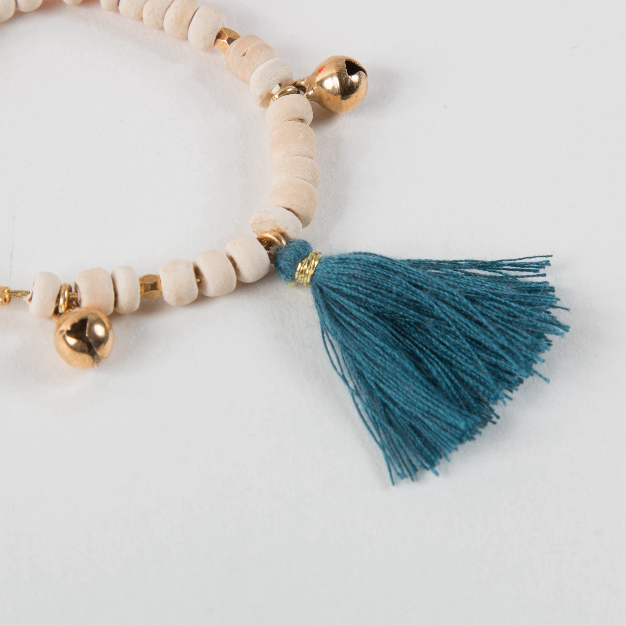 Girls Pink & Golden Bells Bracelet