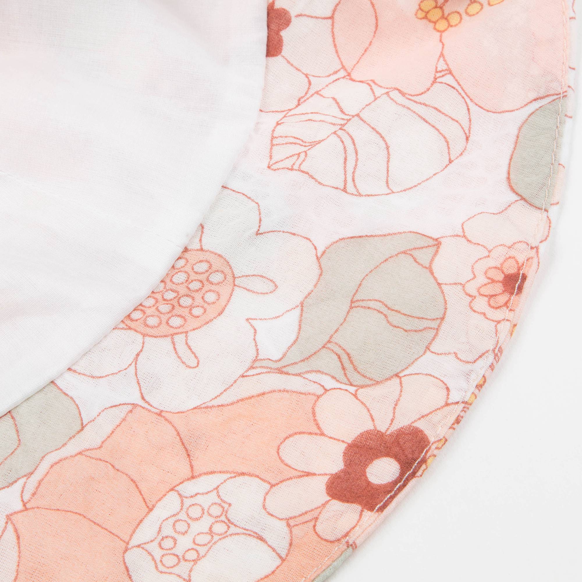 Girls Rose Kaki Cotton Chapeau