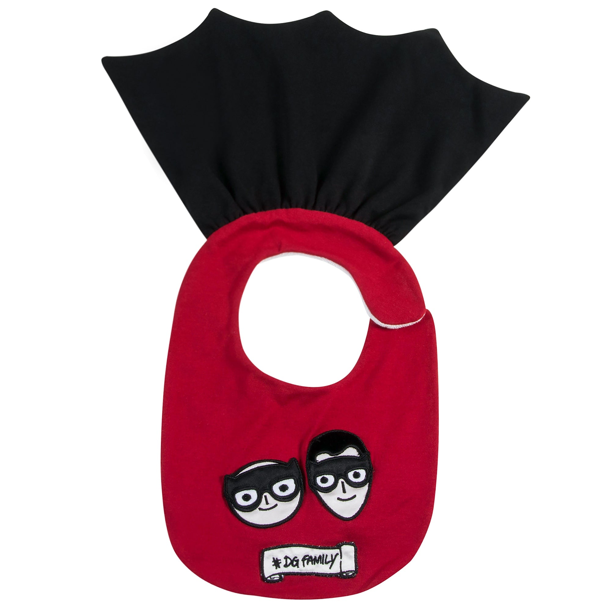 Baby Bib Red Superhero Cape