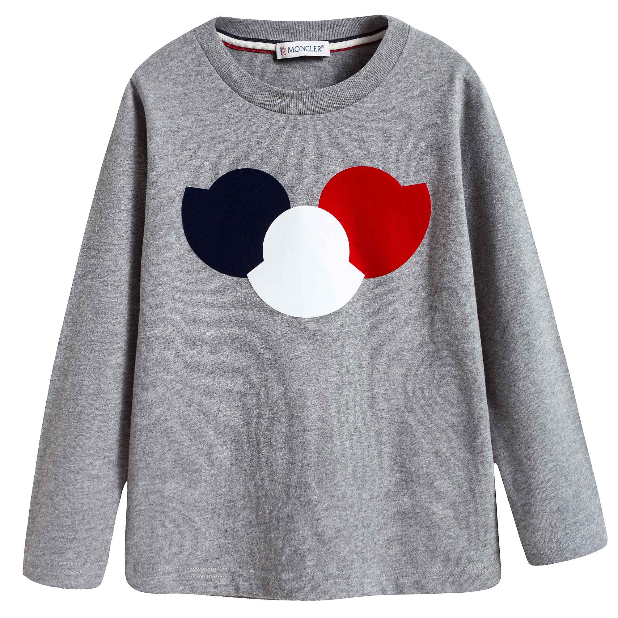 Boys Grey Cotton T-shirt