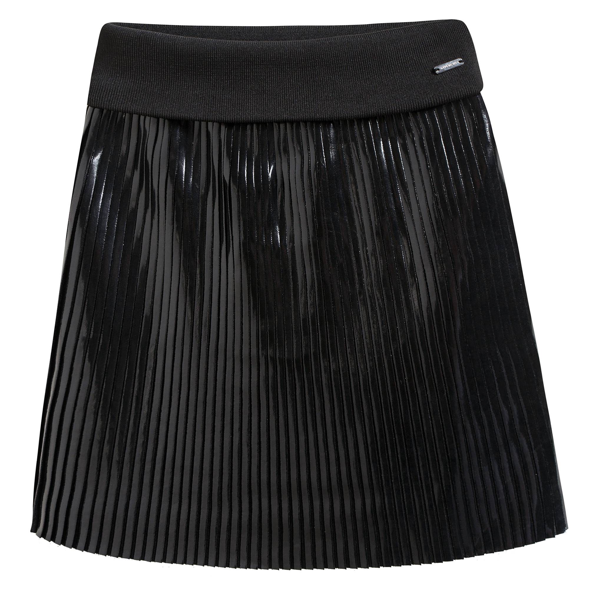 Girls Black Pleated Skirt