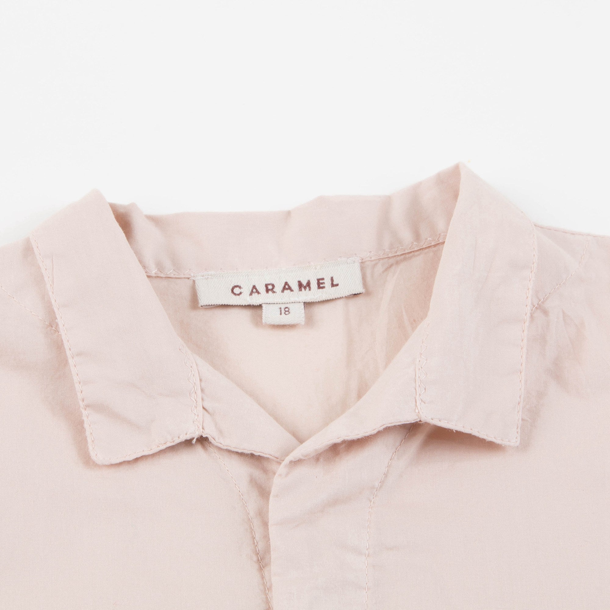 Baby Girls Sand Cotton Woven T-shirt
