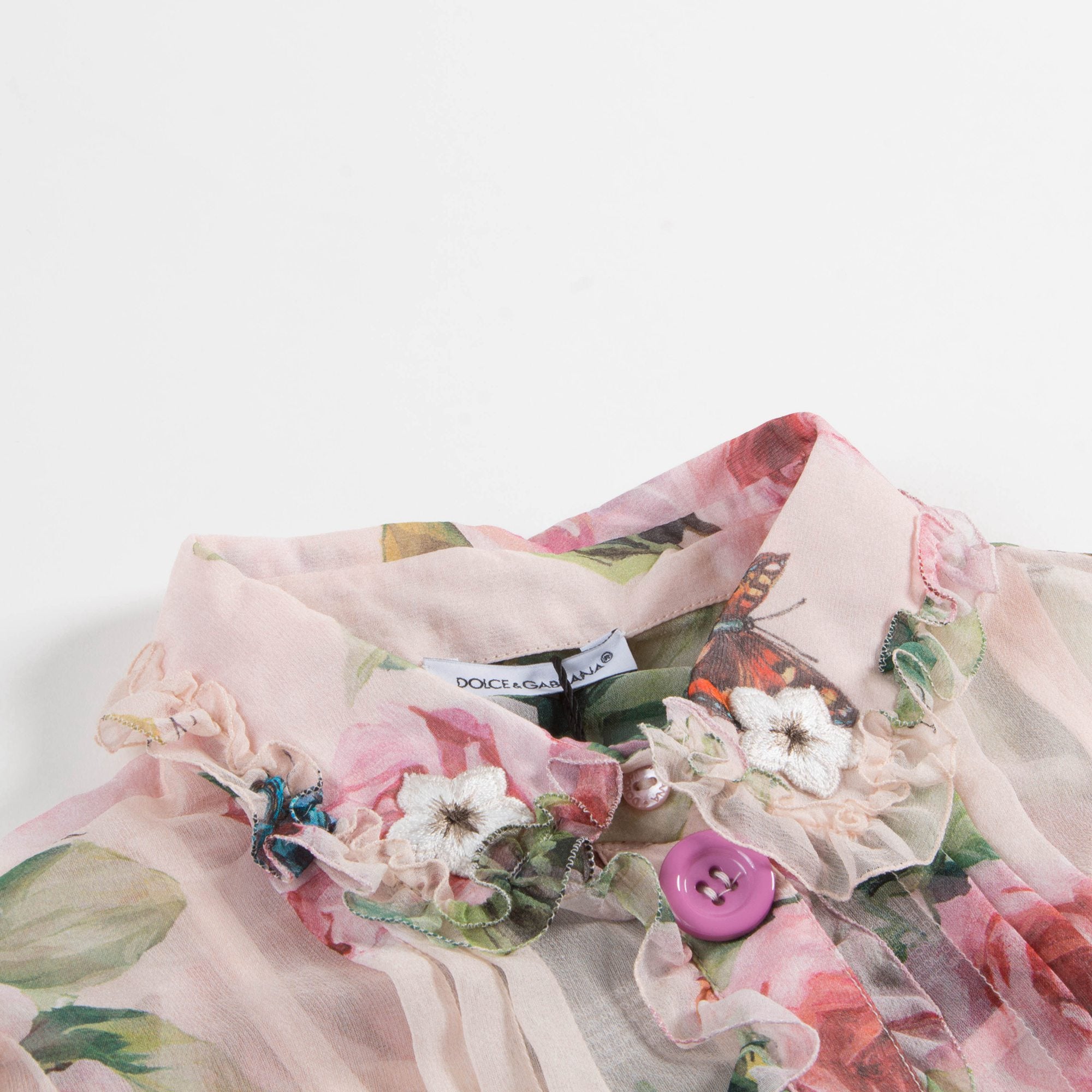 Girls Ping Rose Silk T-shirt