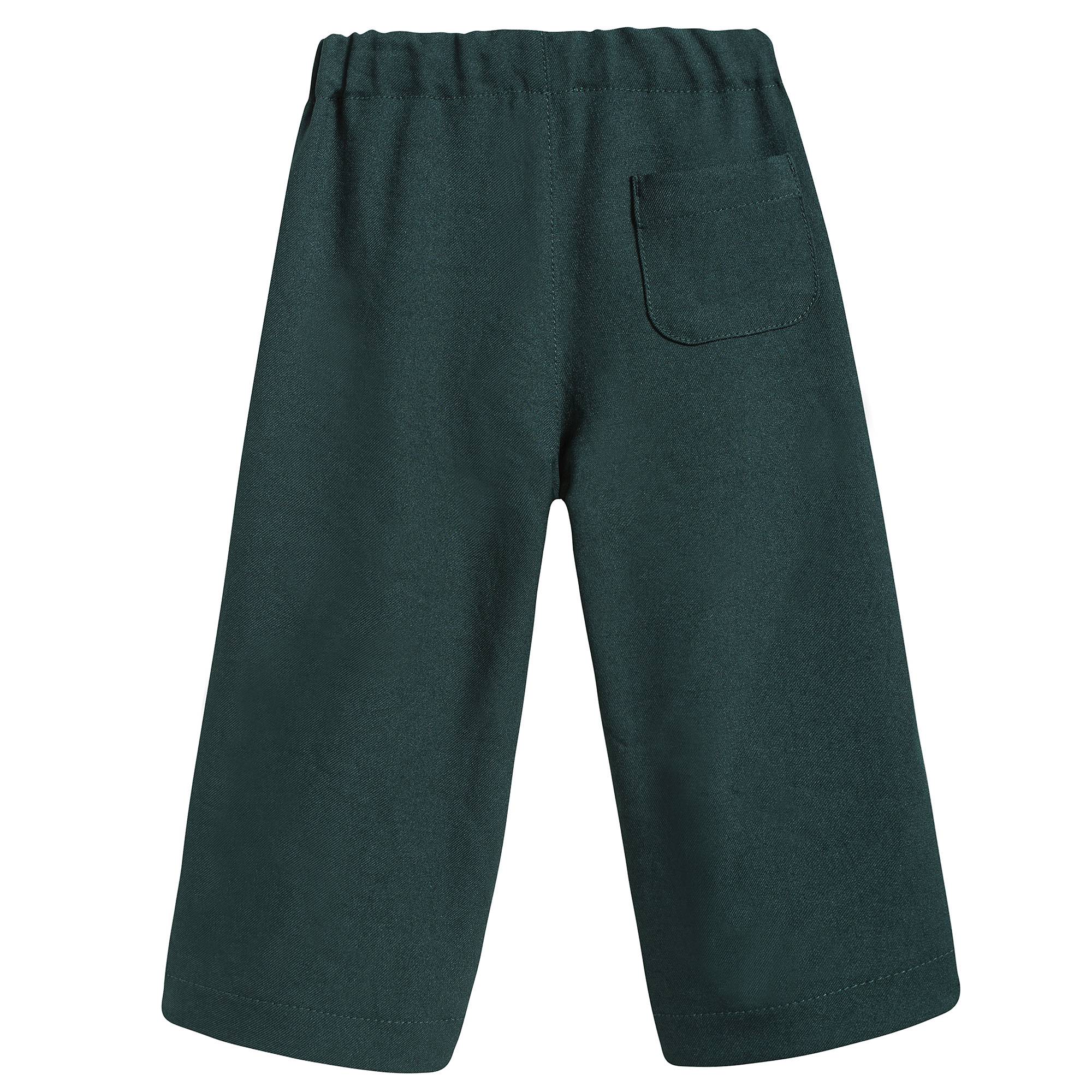 Girls Dark Green Trousers