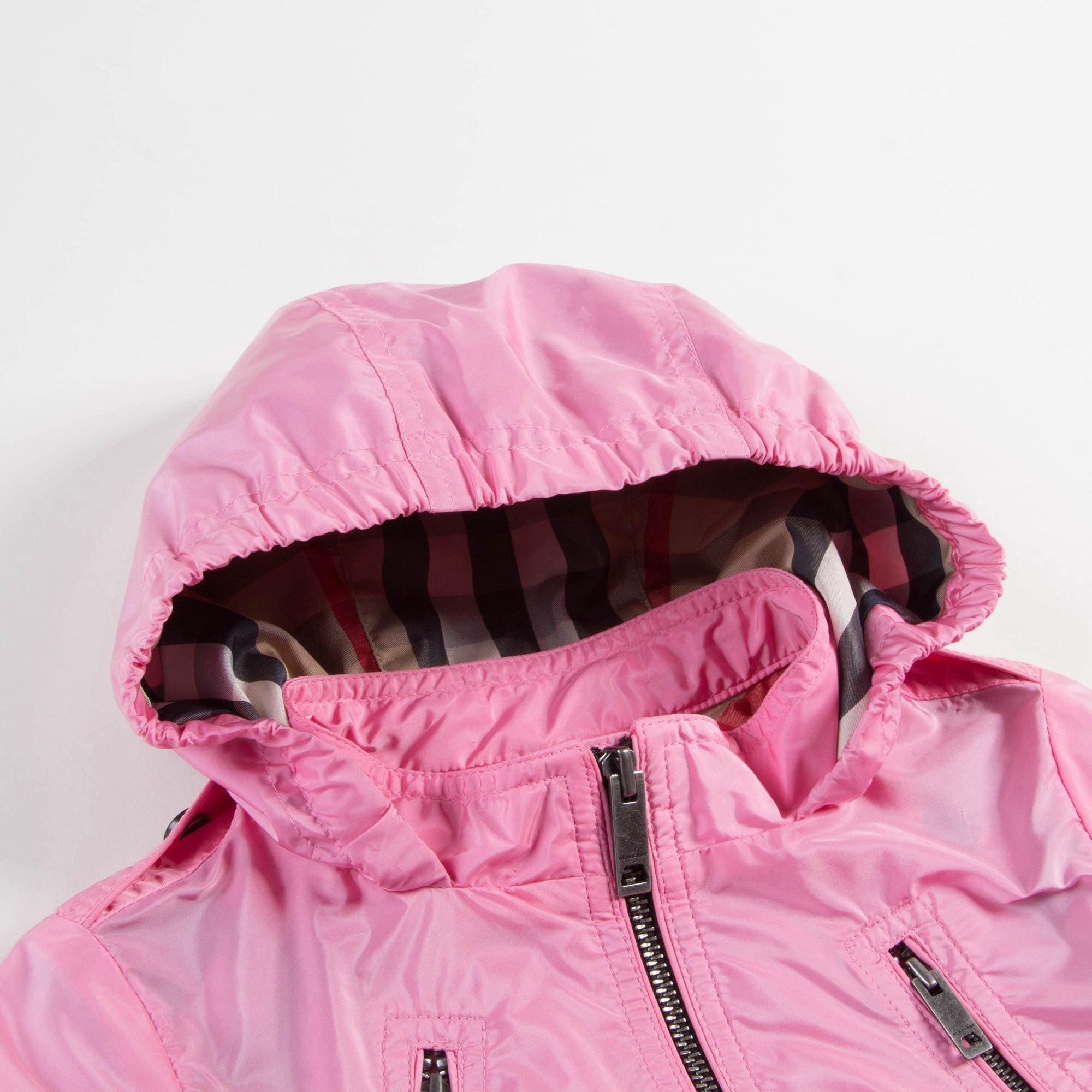 Girls Peony Pink Polyamide Outerwear