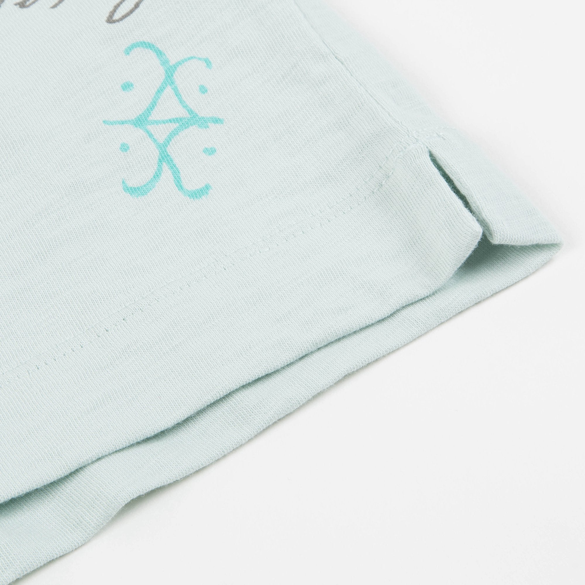 Girls Pale Mint Cotton T-shirt