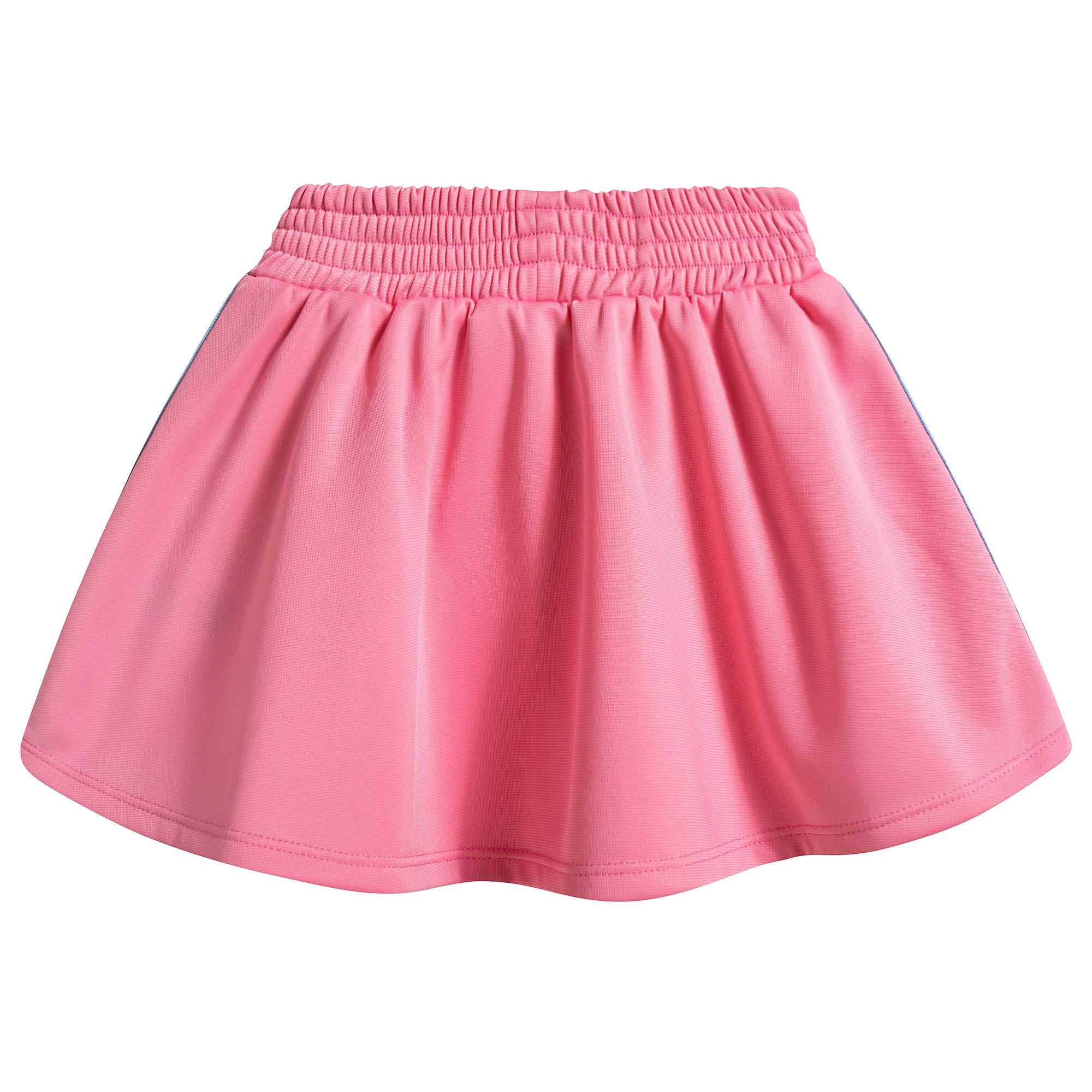 Girls Pink Jersey Skirt With Red Trim