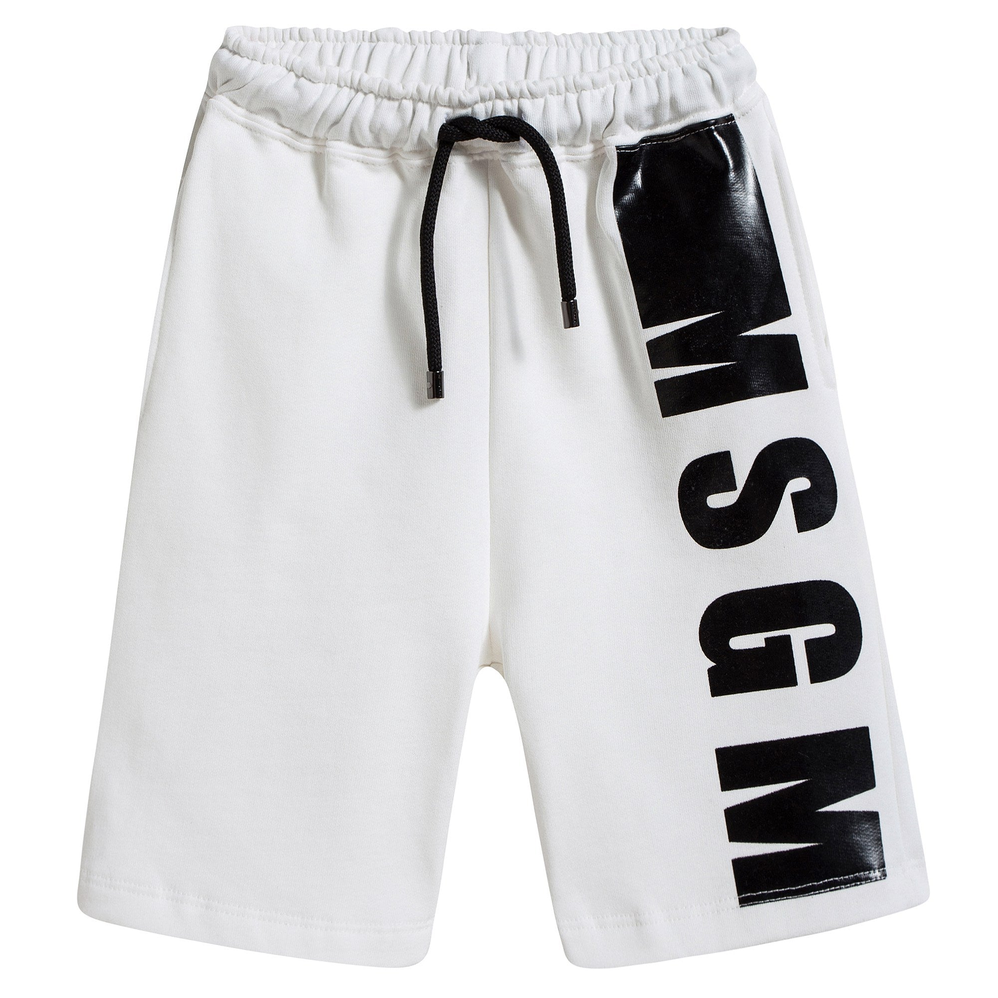 Girls White Logo Shorts
