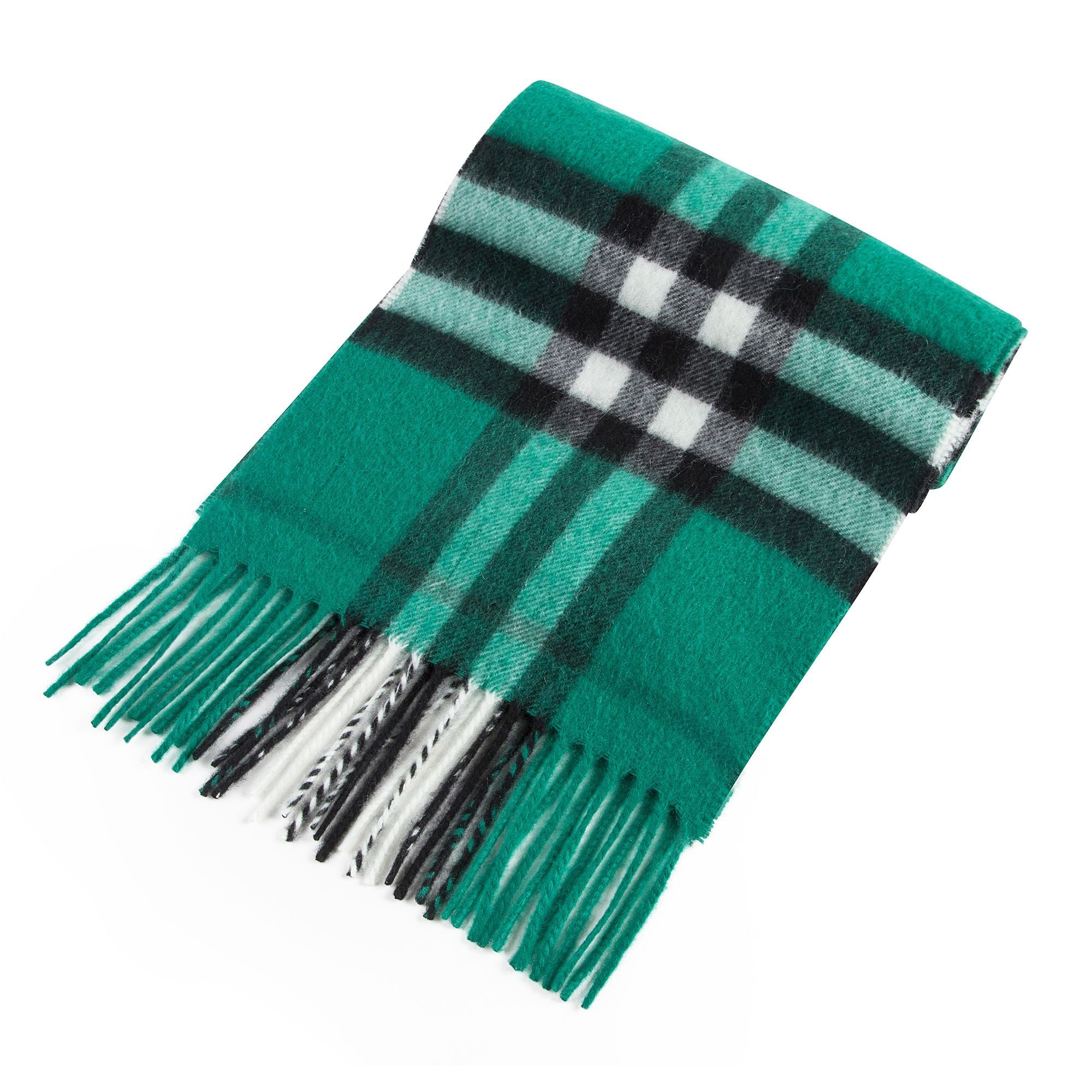 Green Cashmere Scarf (128cm)