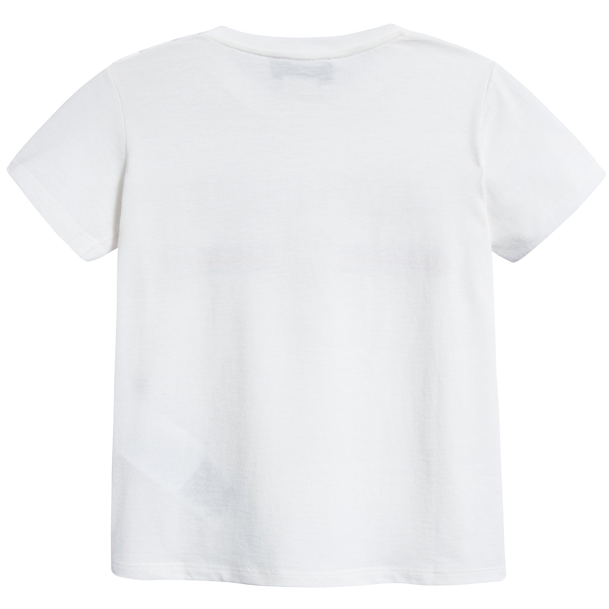 Baby White Logo Cotton T-shirt