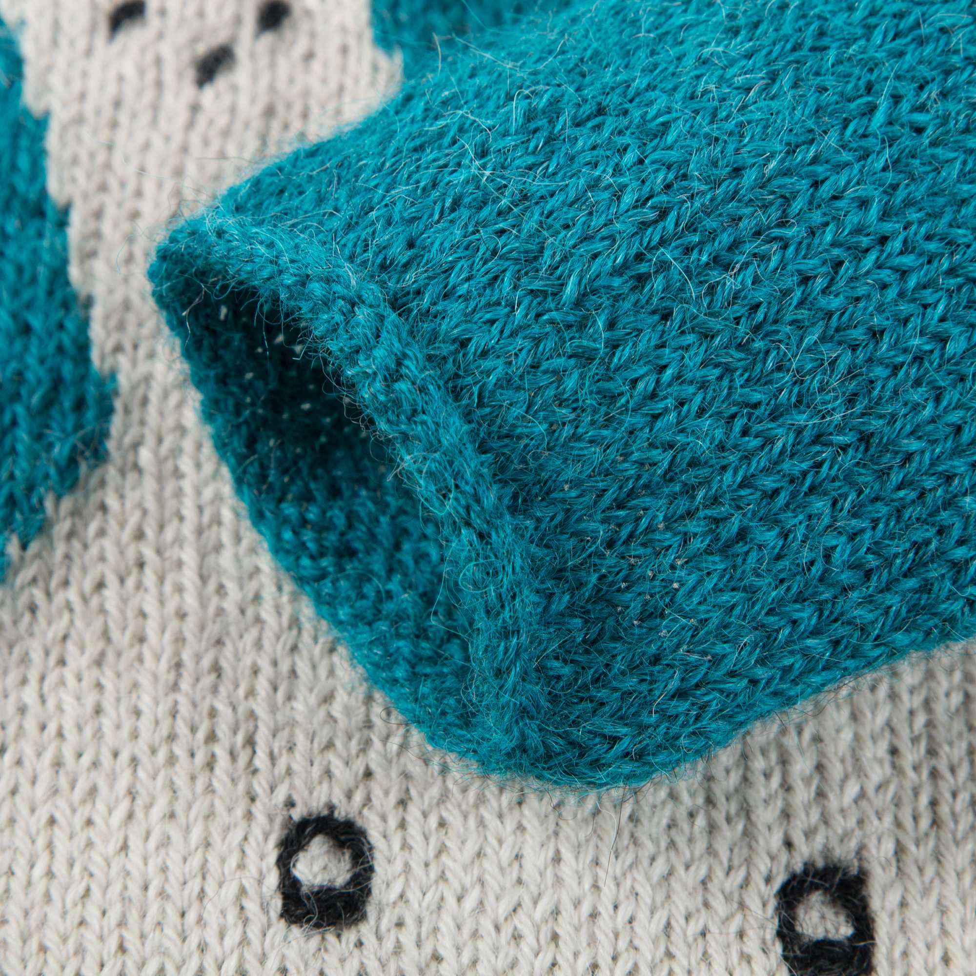 Baby Bay Blue Bunny Alpaca Sweater
