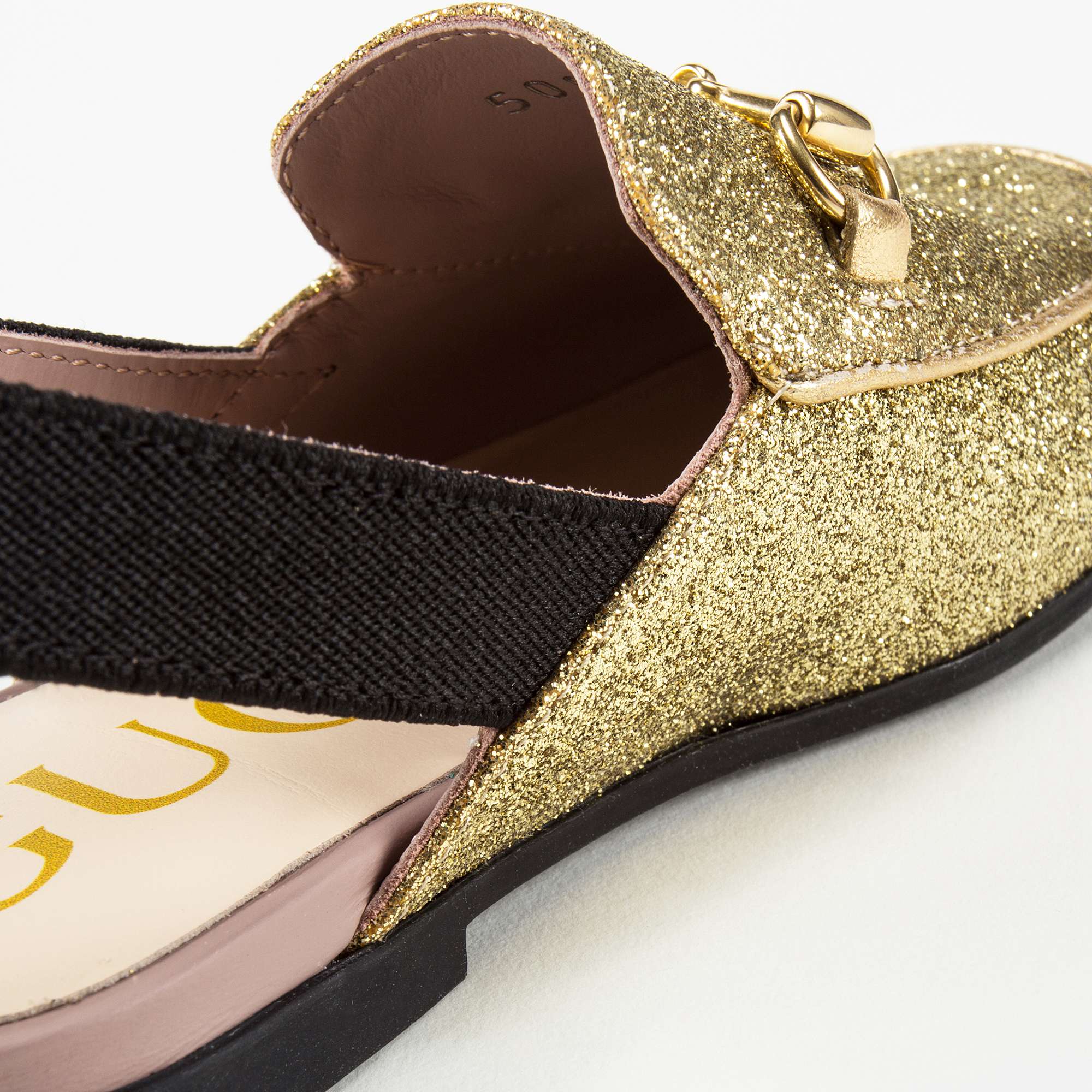 Chaussures dorées pour bébés filles