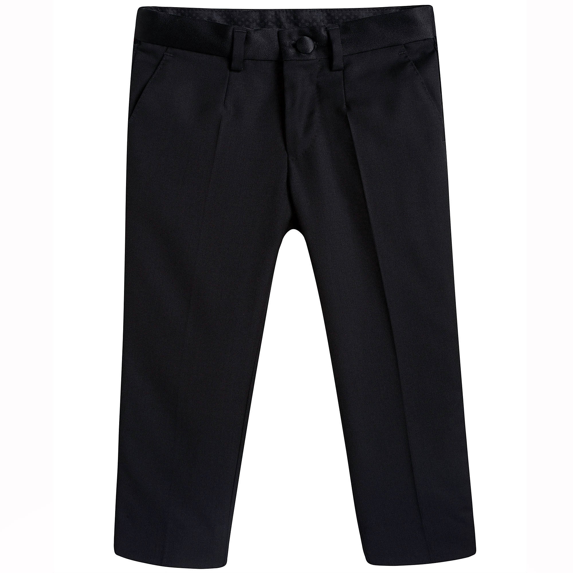 Boys Black Wool & Silk Suits - CÉMAROSE | Children's Fashion Store - 7