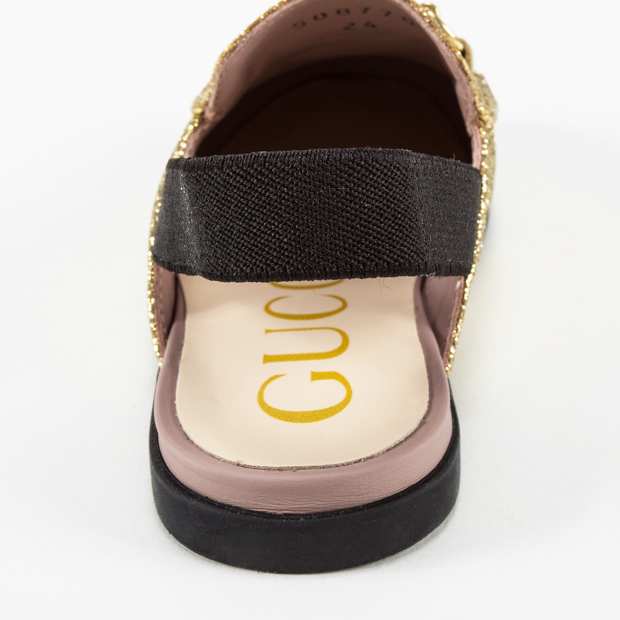 Chaussures dorées pour bébés filles
