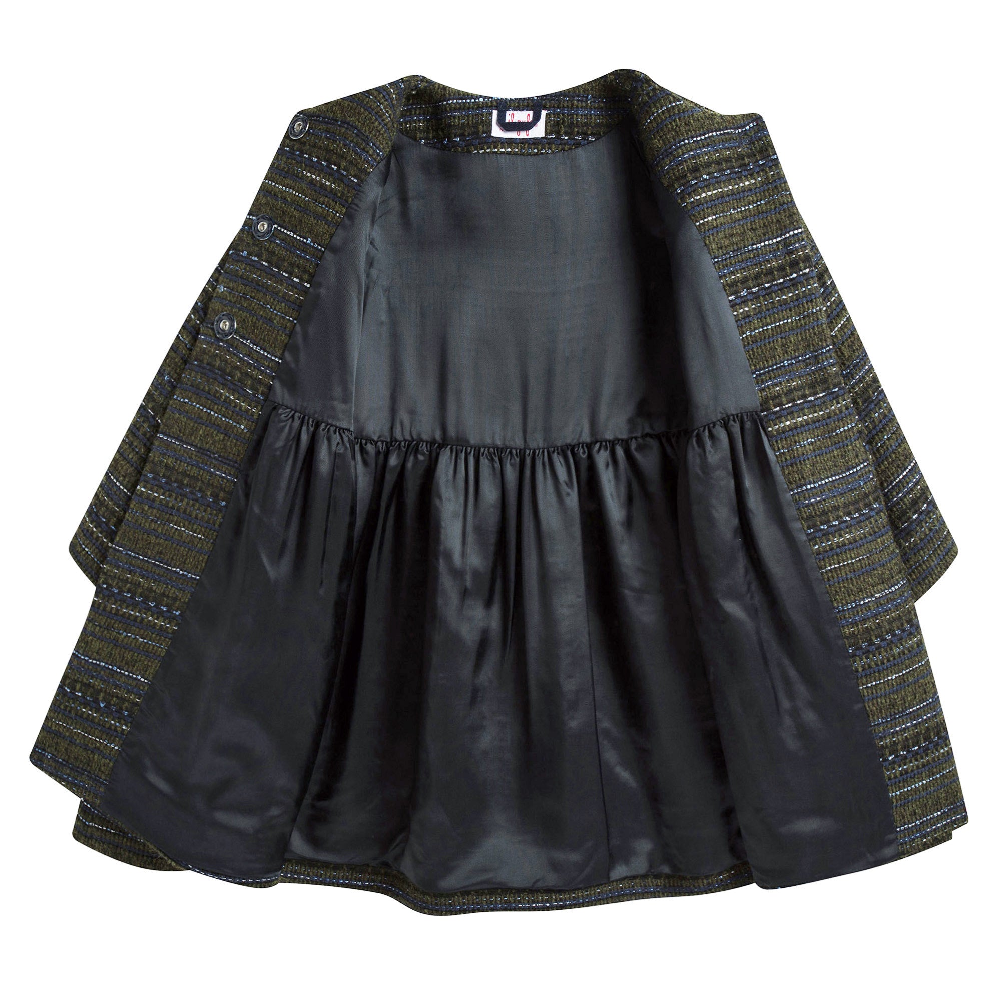 Girls Green Dressed with Ruffle