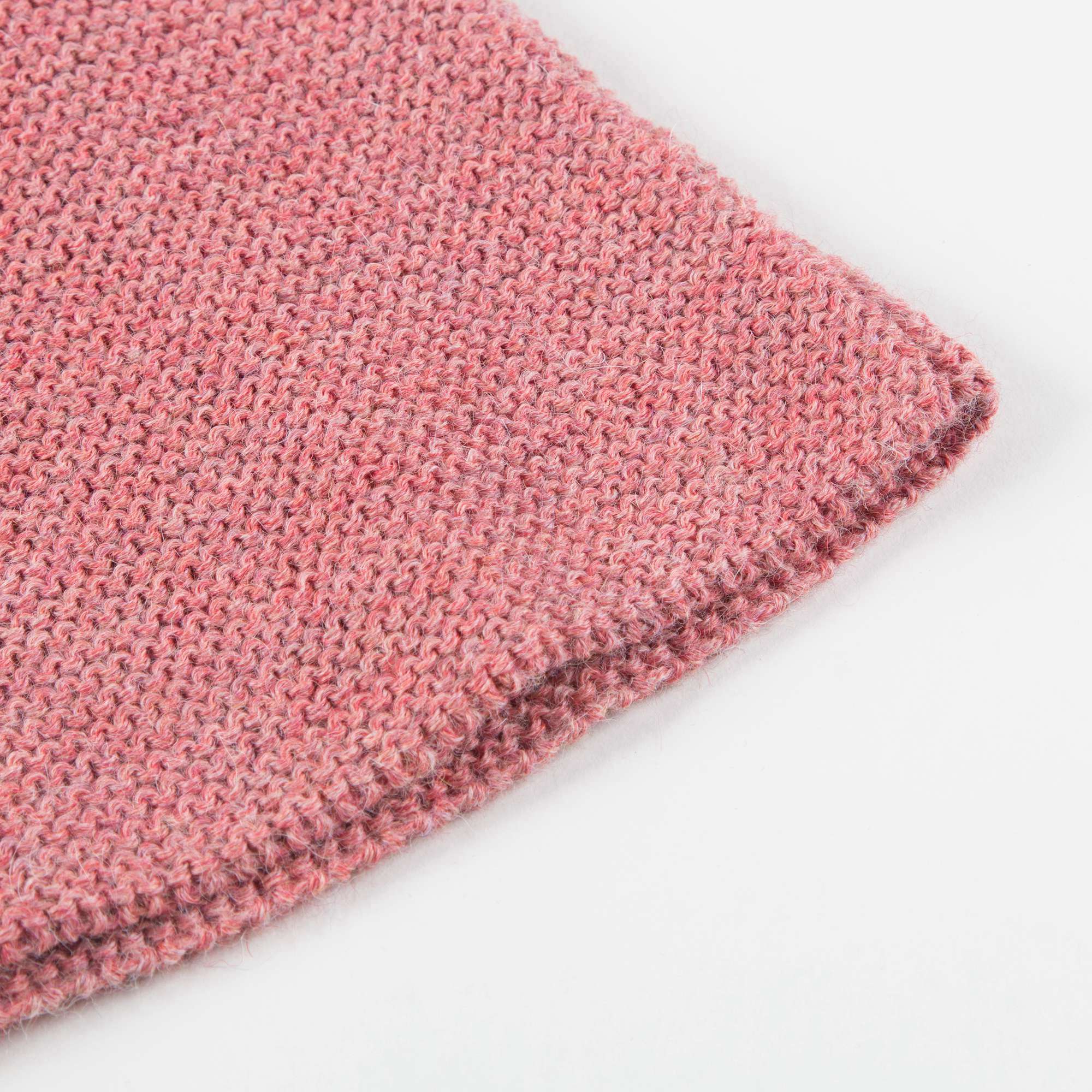Girls Rose Pink Rainbow Alpaca Wool Dress
