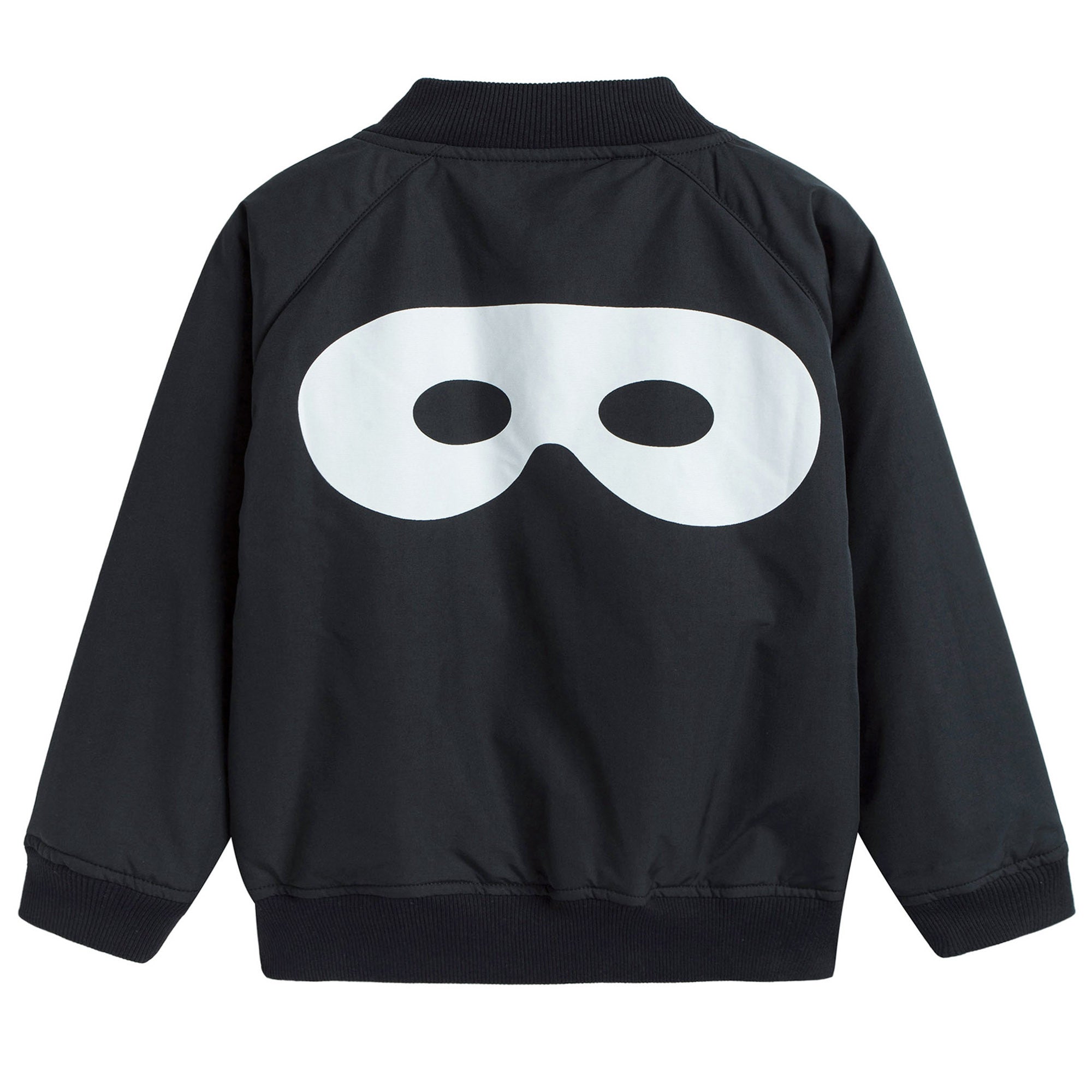 Boys & Girls Black Logo Jacket